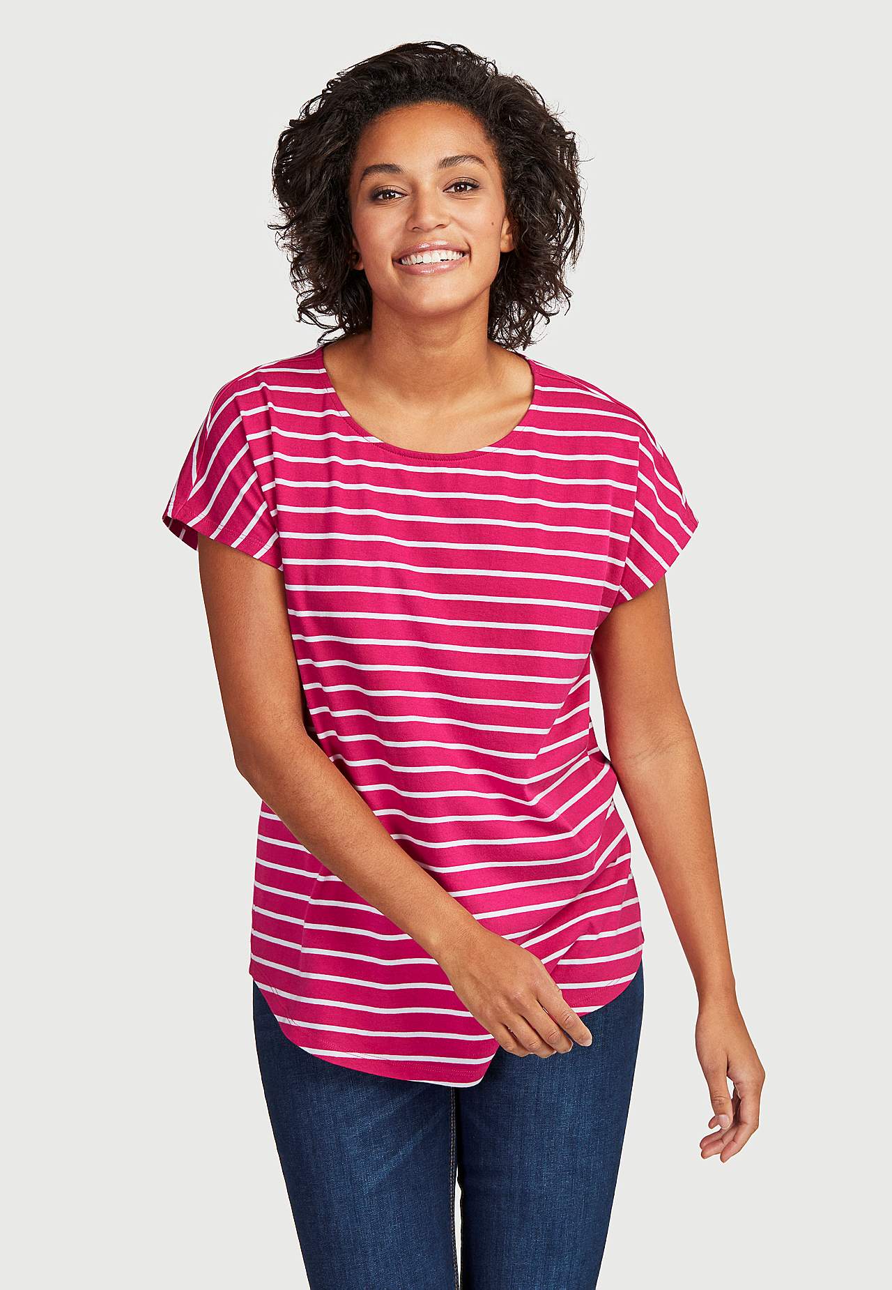 Jersey tops with cap sleeves Alma 2-pack