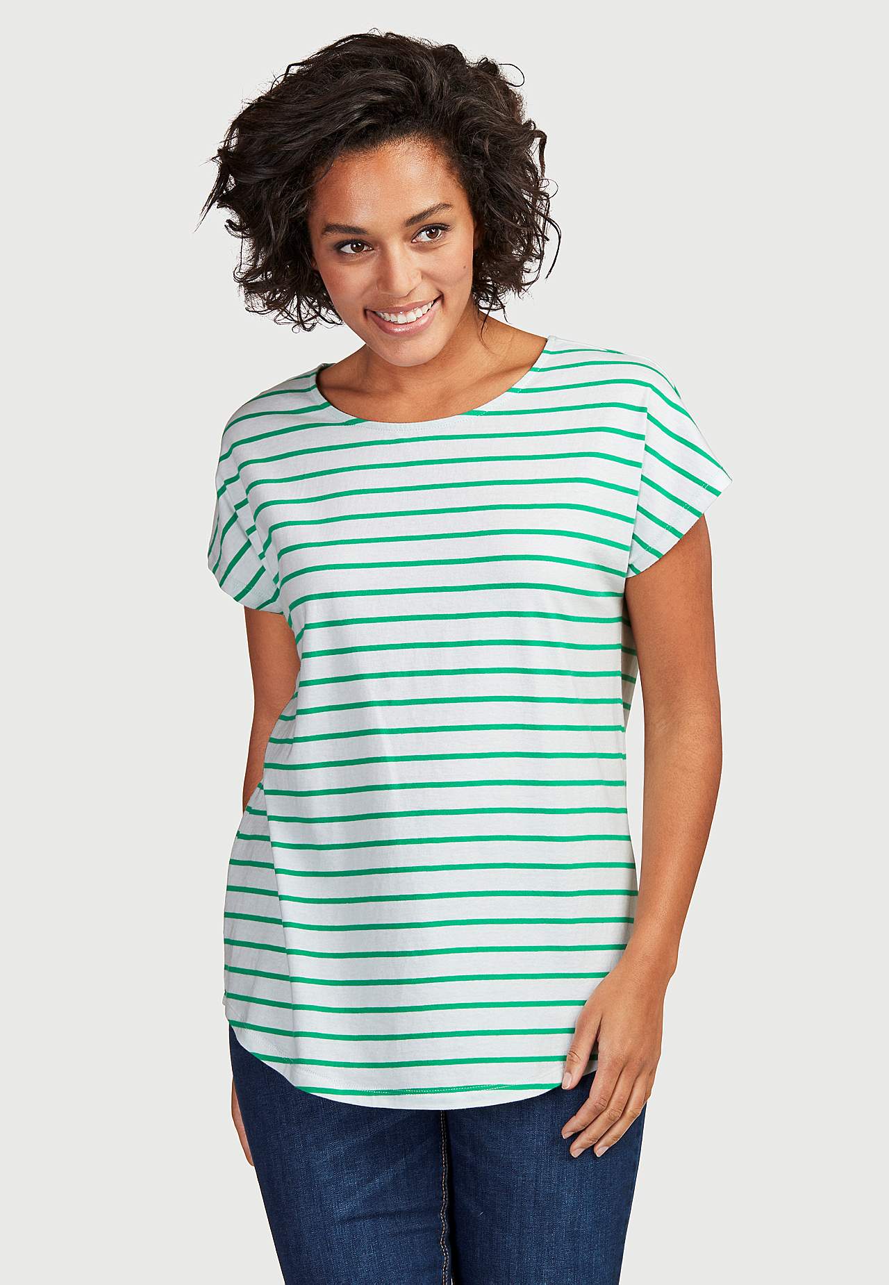 Jersey tops with cap sleeves Alma 2-pack