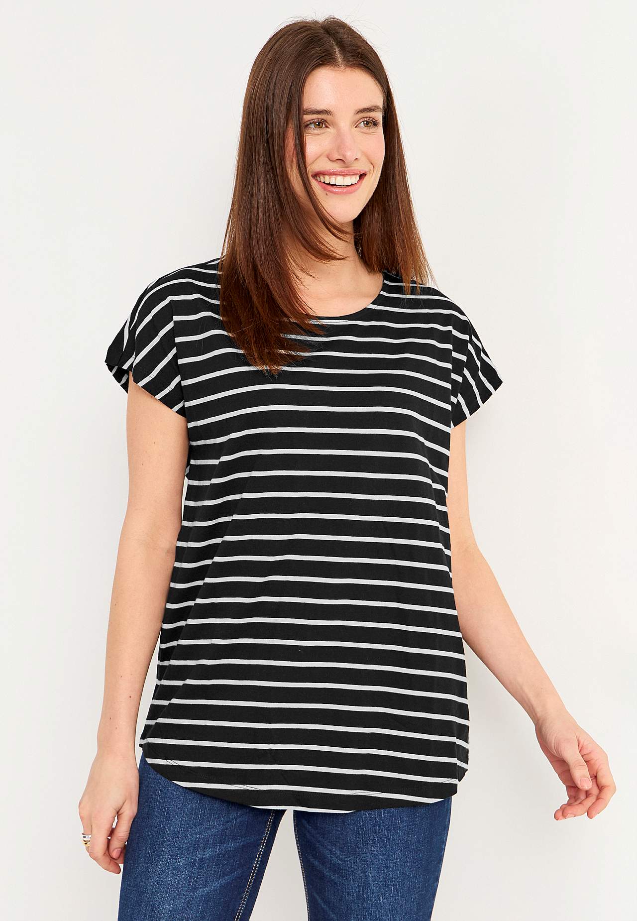 Jersey tops with cap sleeves Alma 2-pack