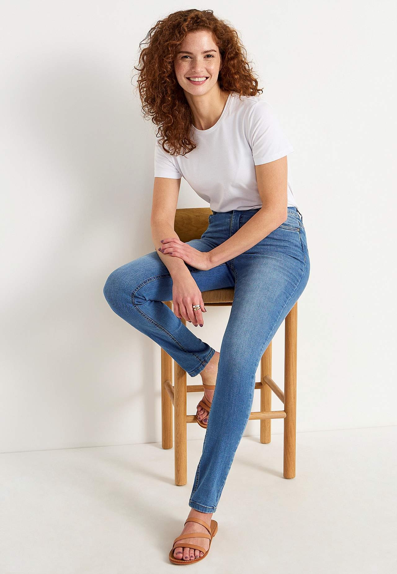 Jeans in denim with superstretch