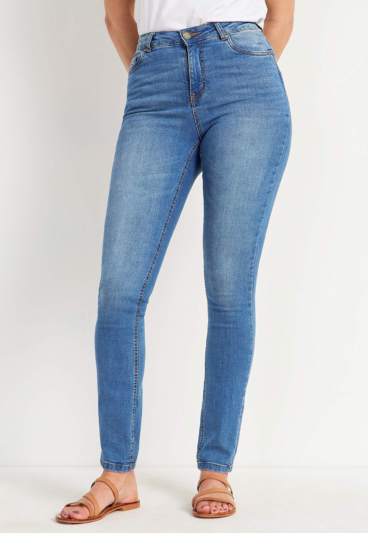 Jeans in denim with superstretch