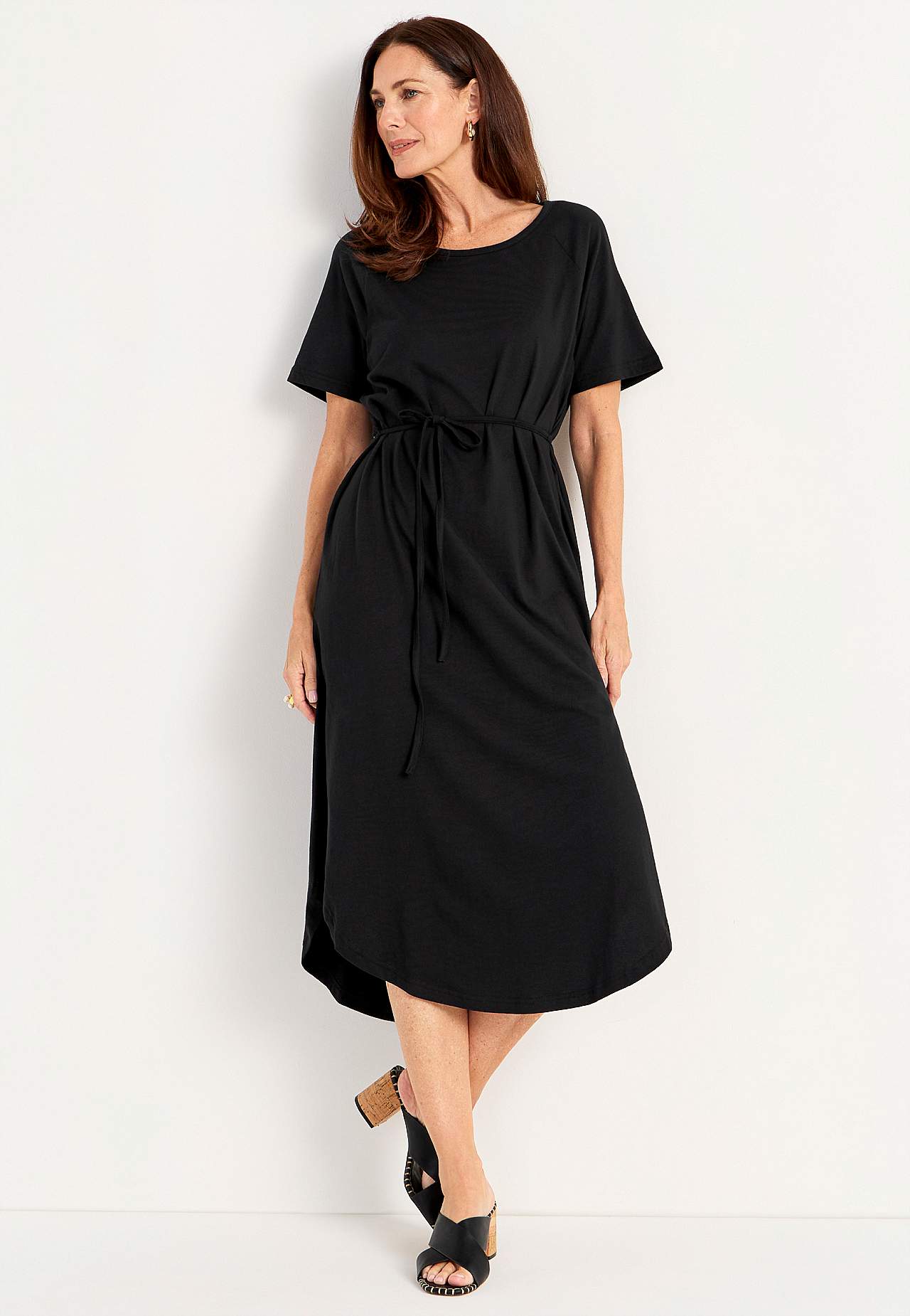 Jersey dress in organic cotton Alex