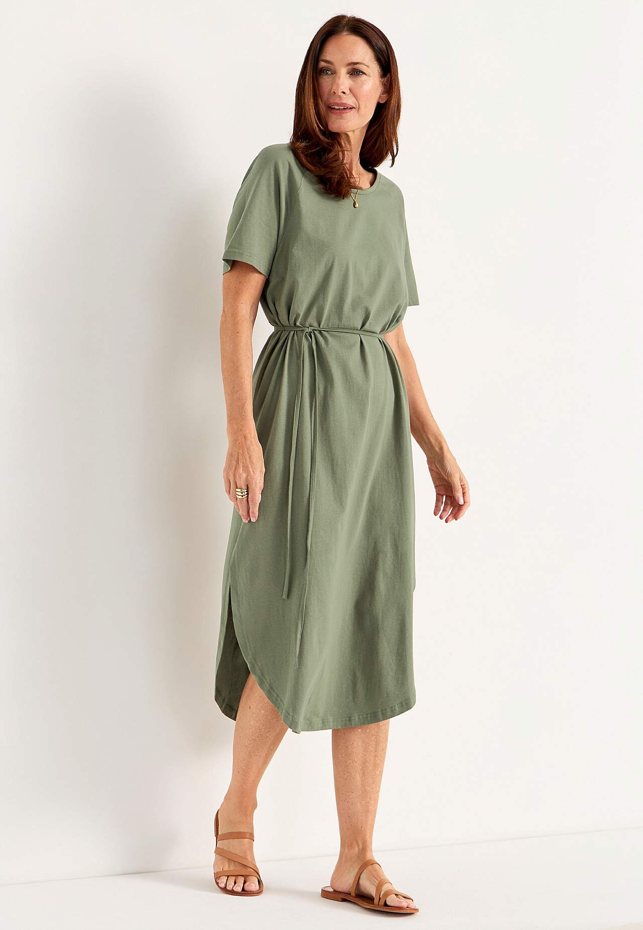 Jersey dress in organic cotton Alex
