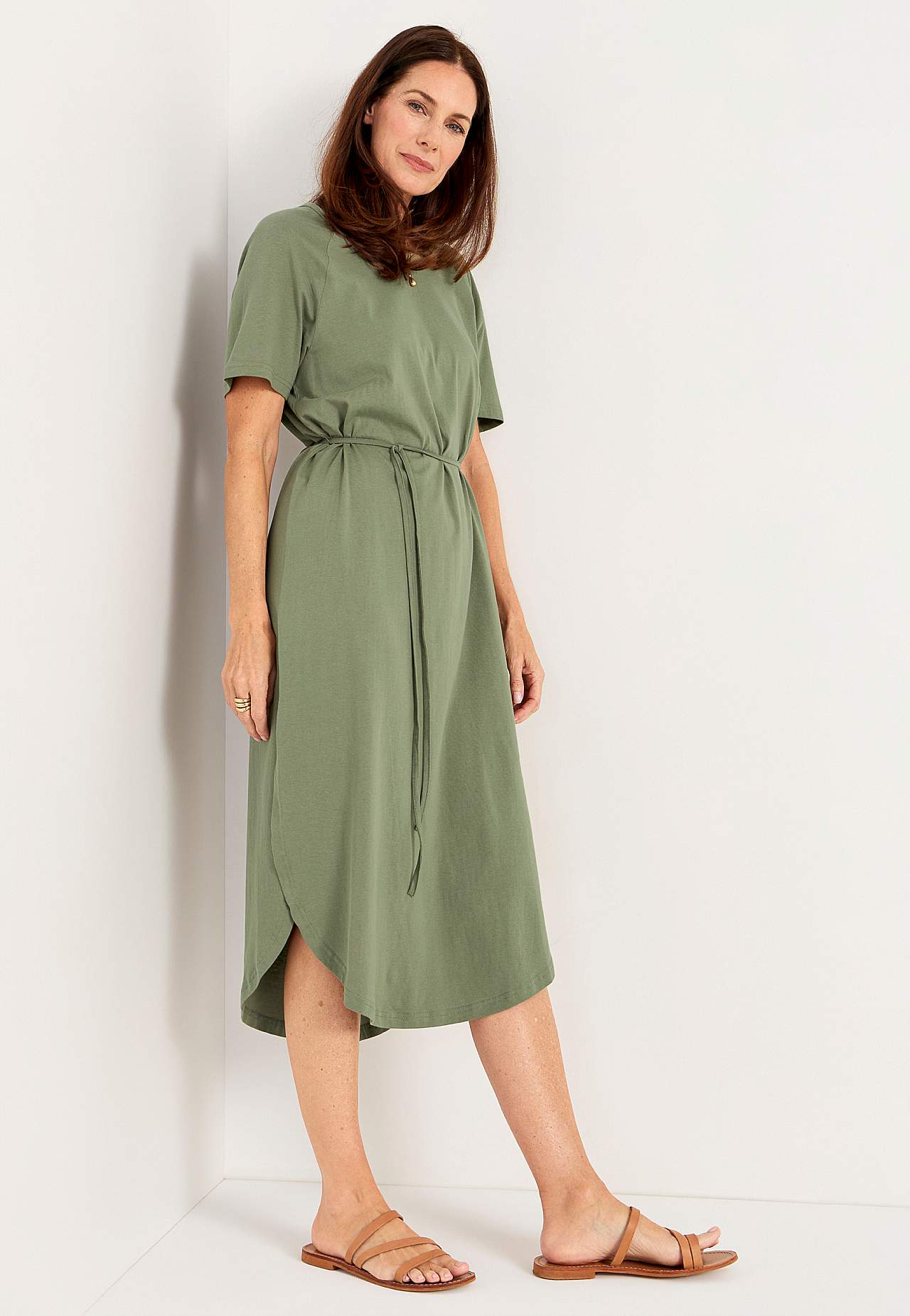 Jersey dress in organic cotton Alex