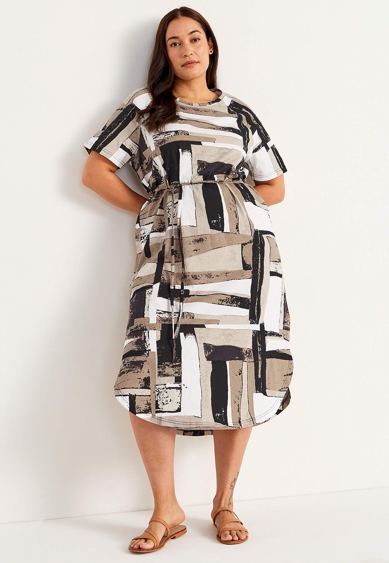 Jersey dress in organic cotton Alex