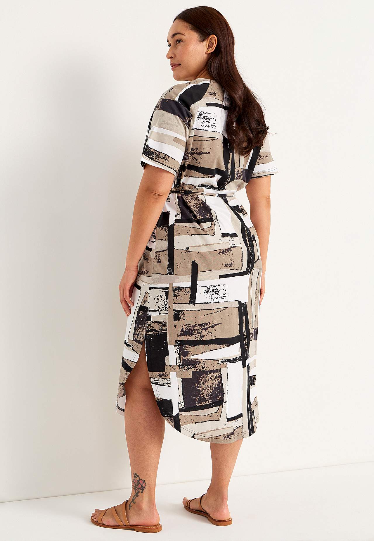 Jersey dress in organic cotton Alex
