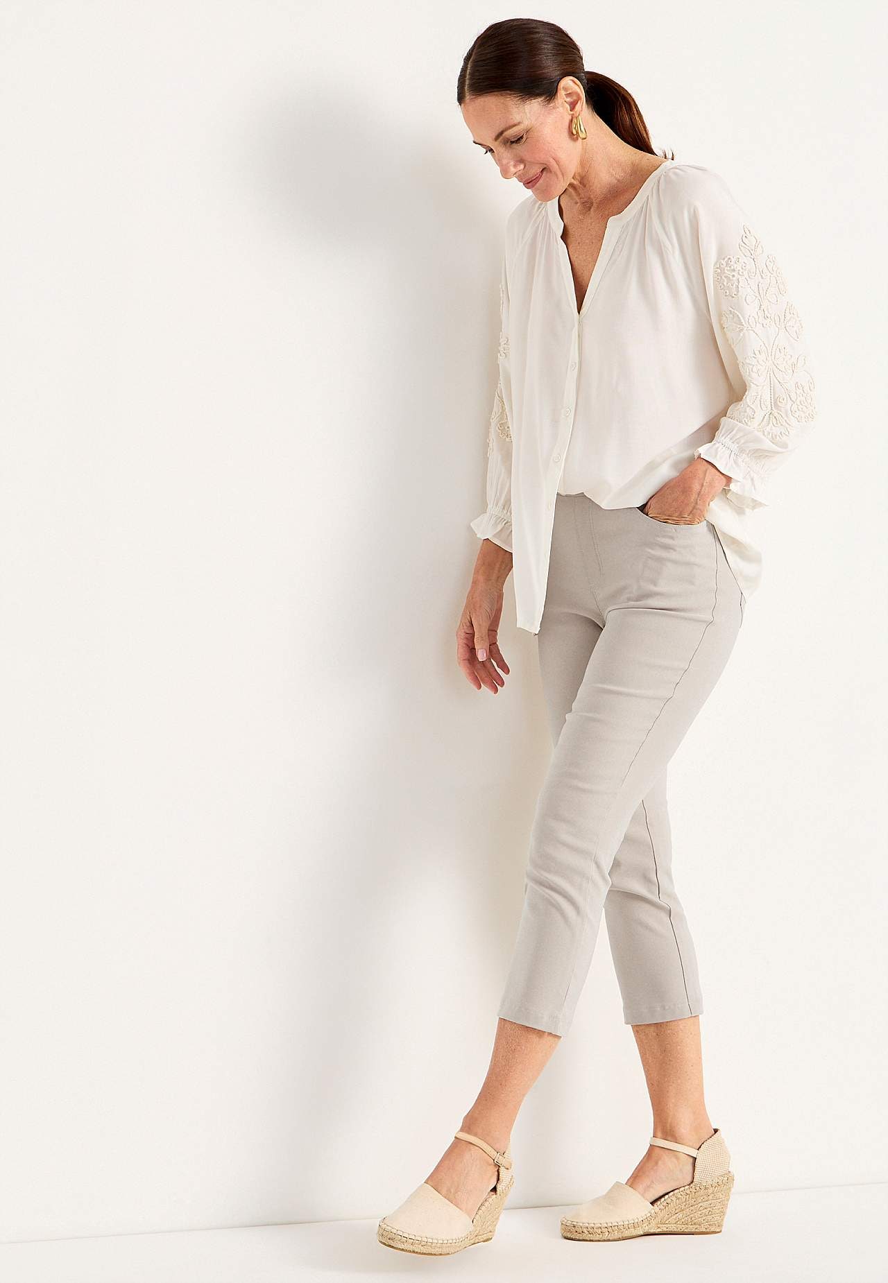Super comfortable capri trousers