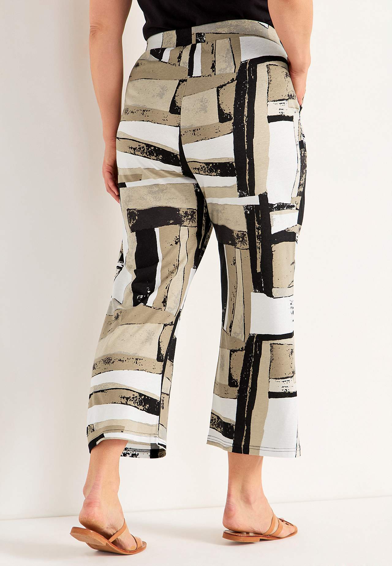Jersey pants in soft cotton and modal blend