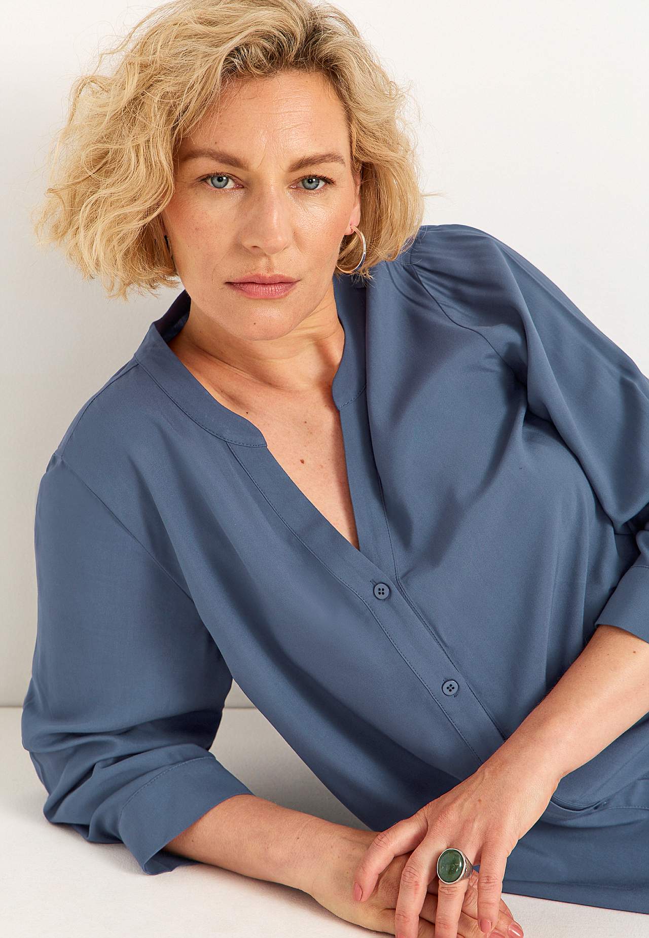 Tunic with 3/4 sleeve