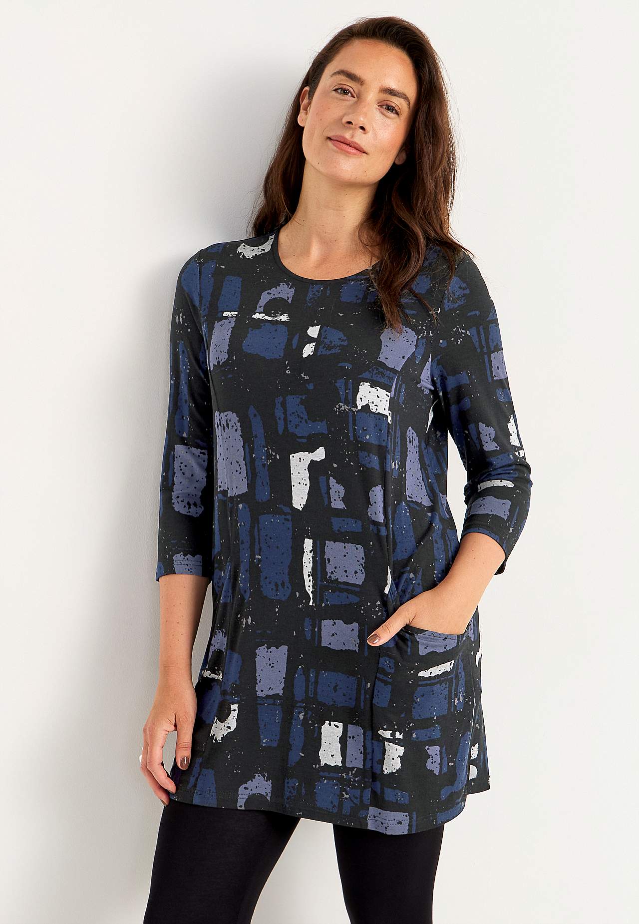 Jersey tuniq with pockets