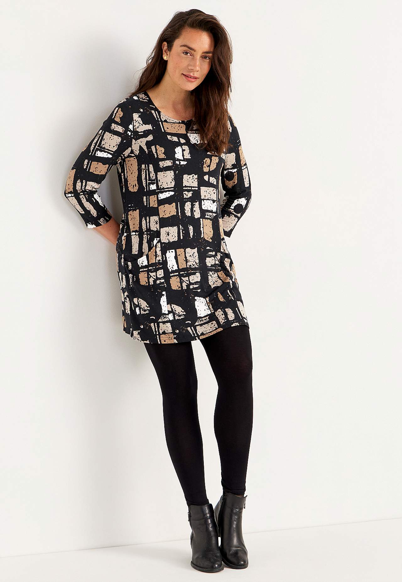 Jersey tuniq with pockets