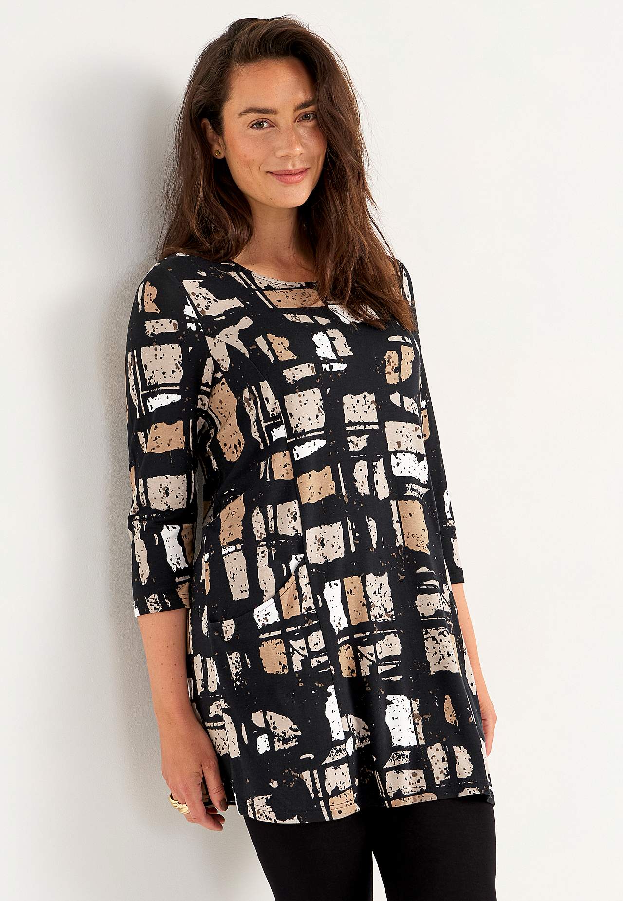 Jersey tuniq with pockets