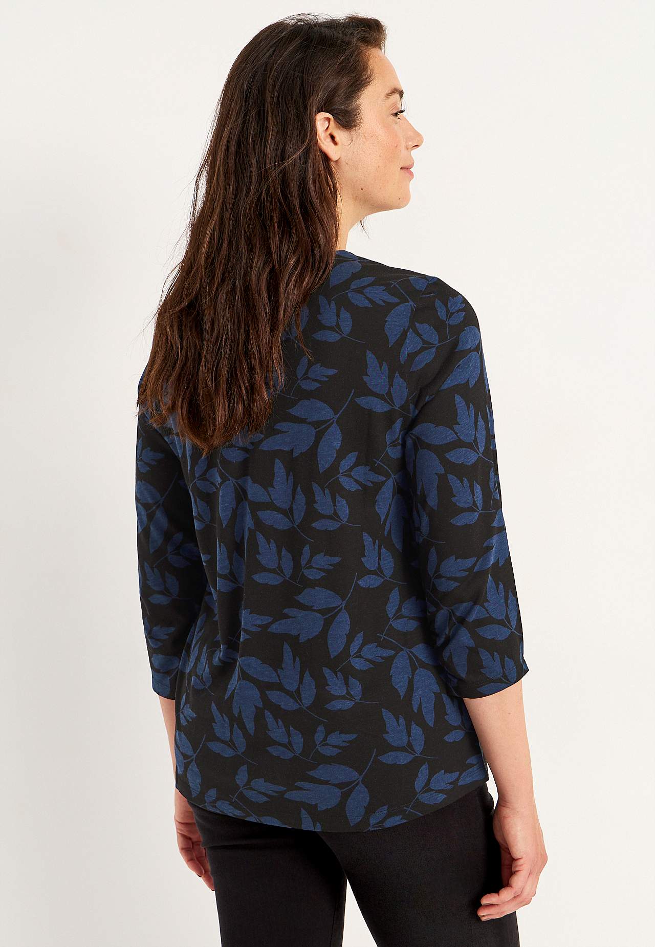 Jersey top with gatherings