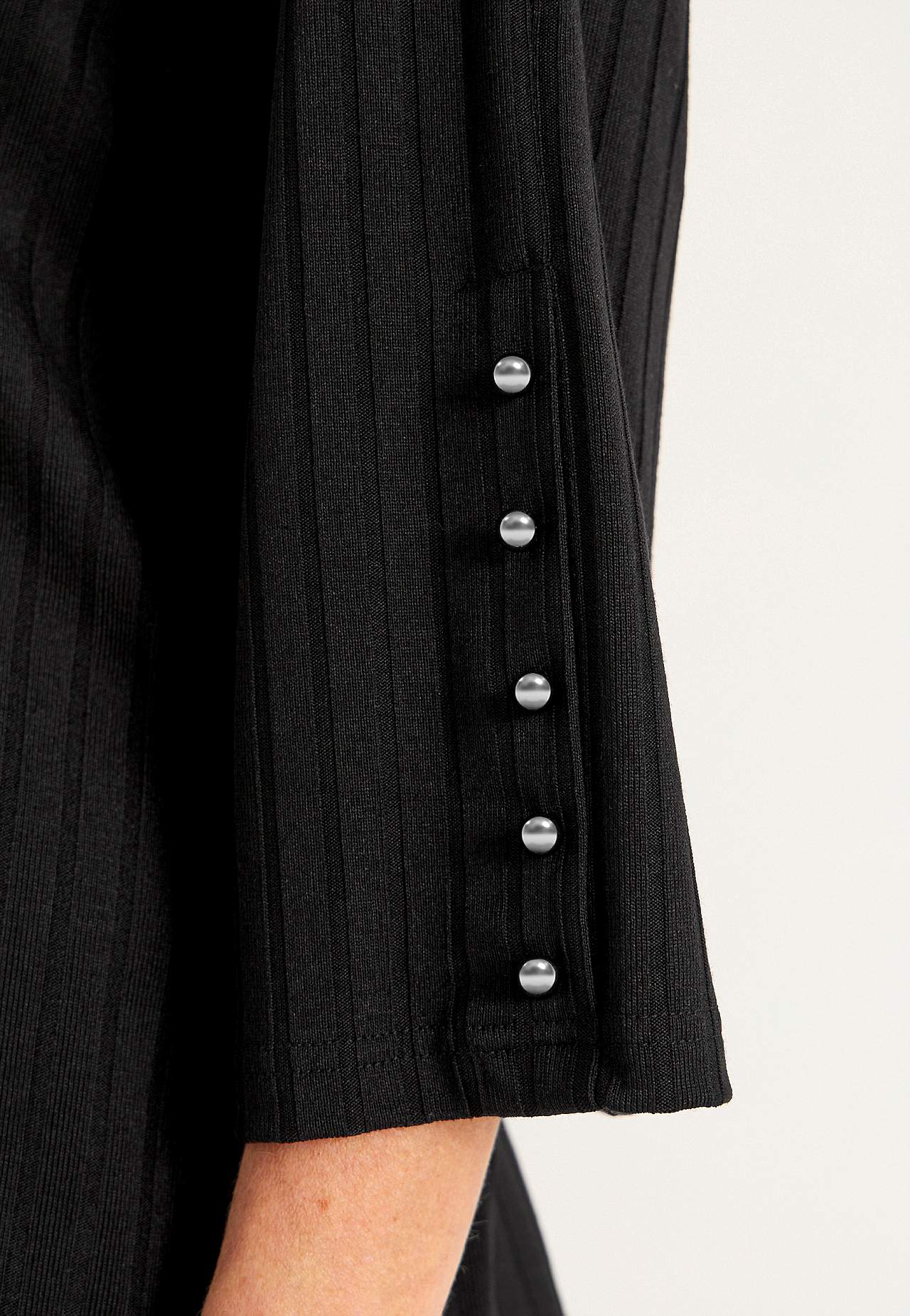 Jersey top with buttons