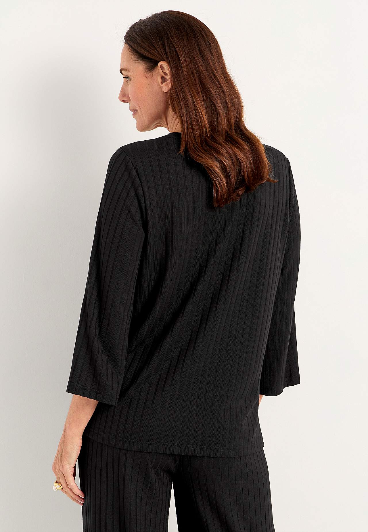 Jersey top with buttons