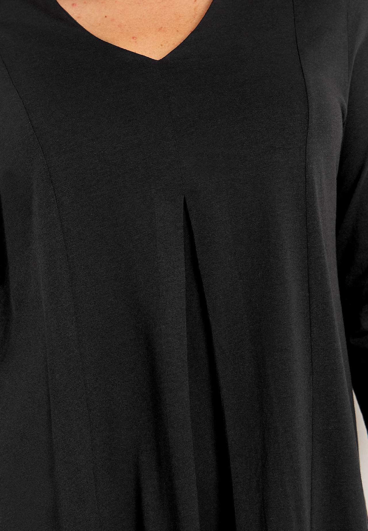Jersey tuniq with crease detail