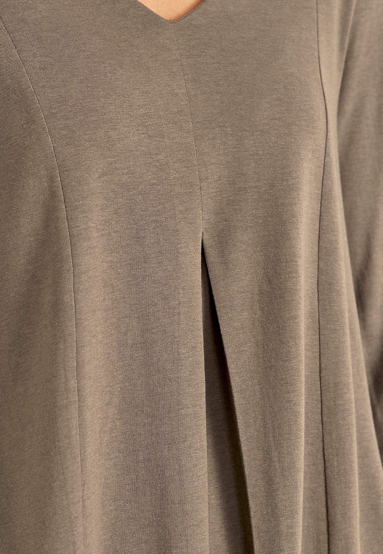 Jersey tuniq with crease detail