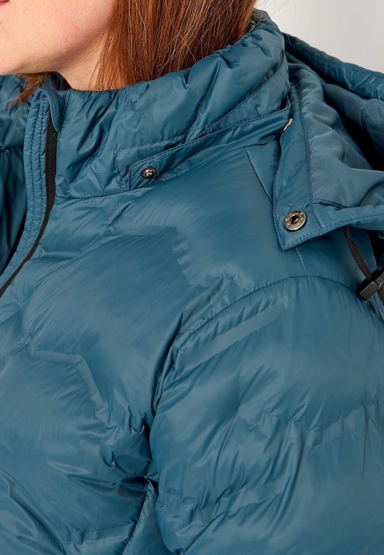 Jacket with down feel