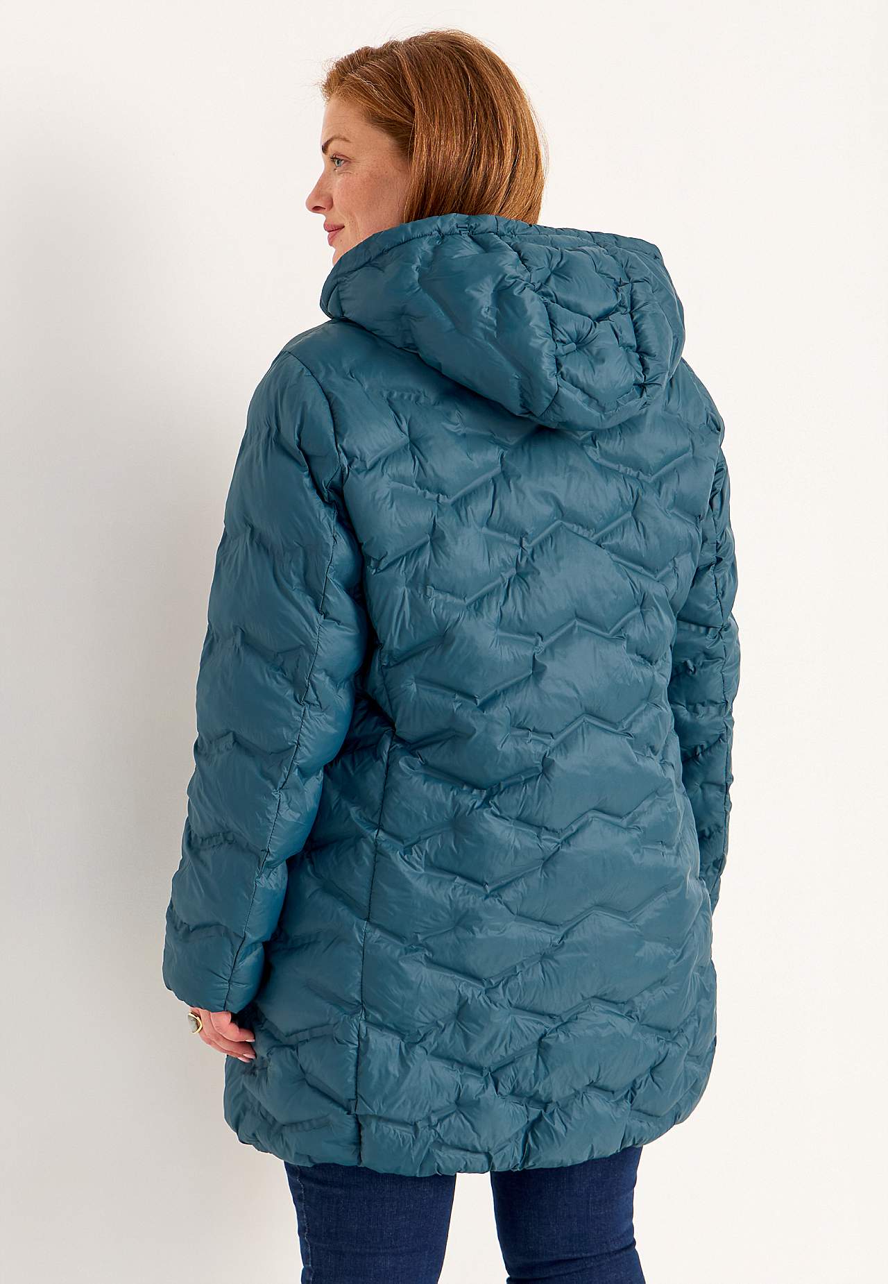 Jacket with down feel