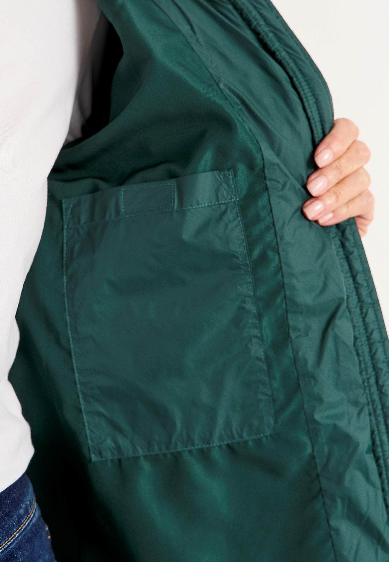 Jacket with down feel