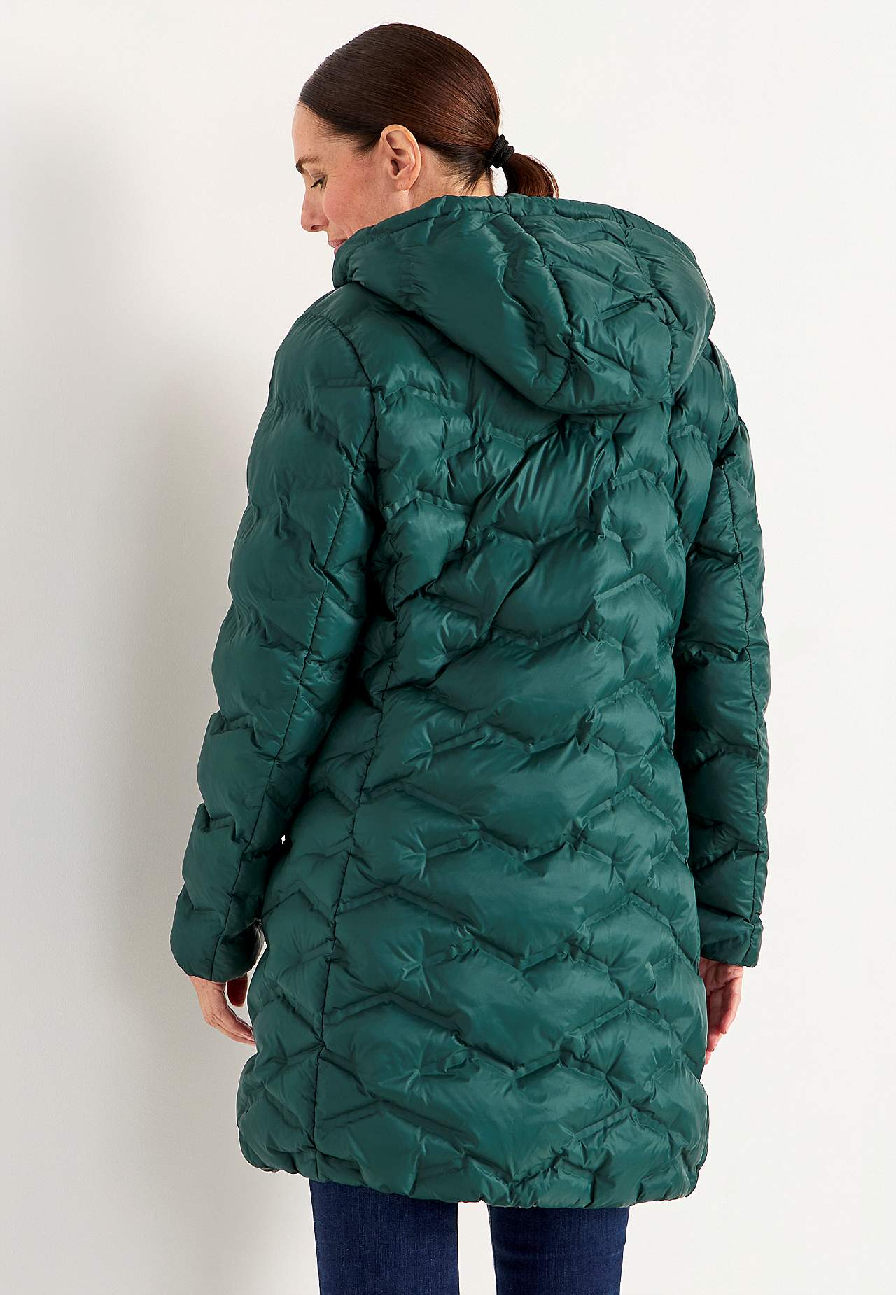 Jacket with down feel