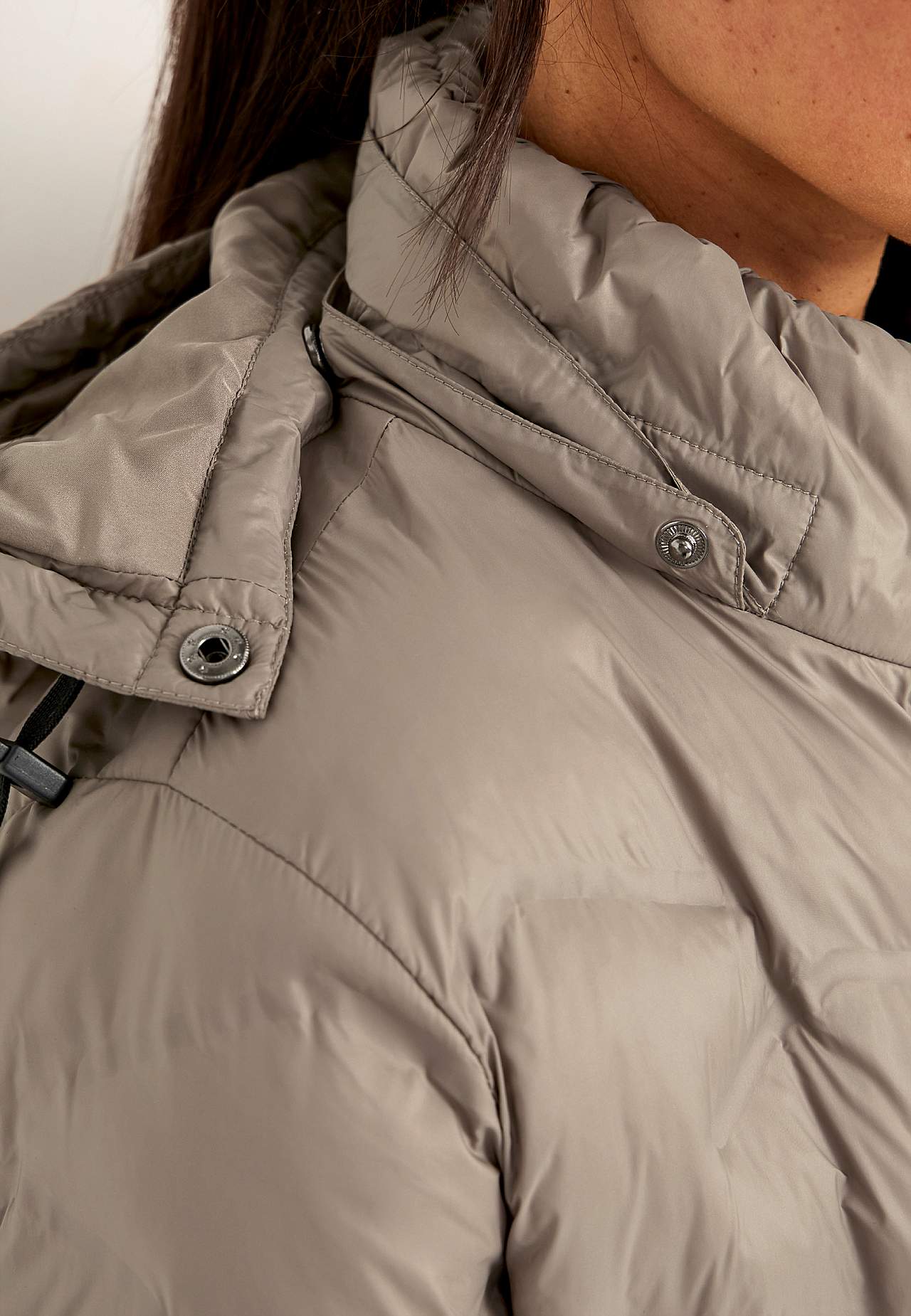 Jacket with down feel