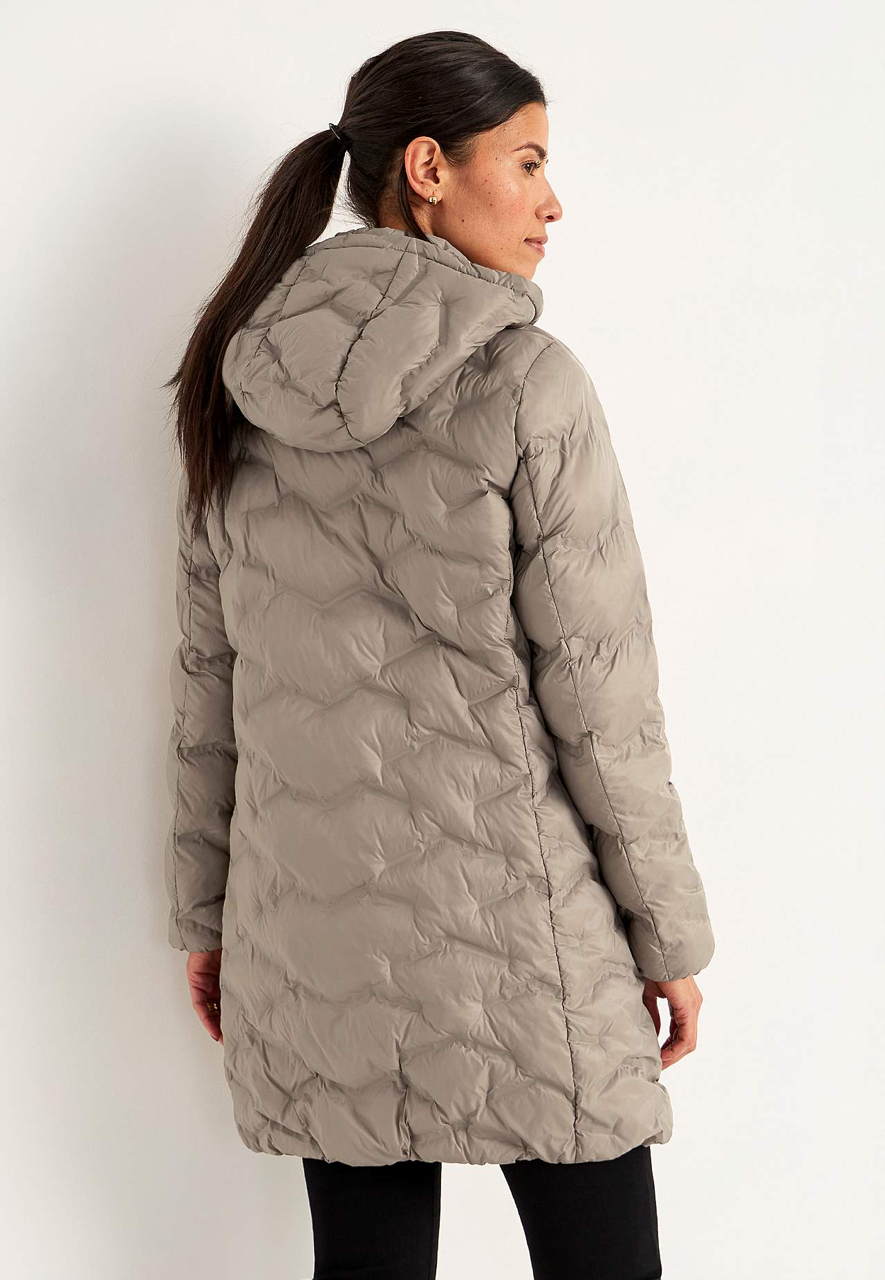 Jacket with down feel