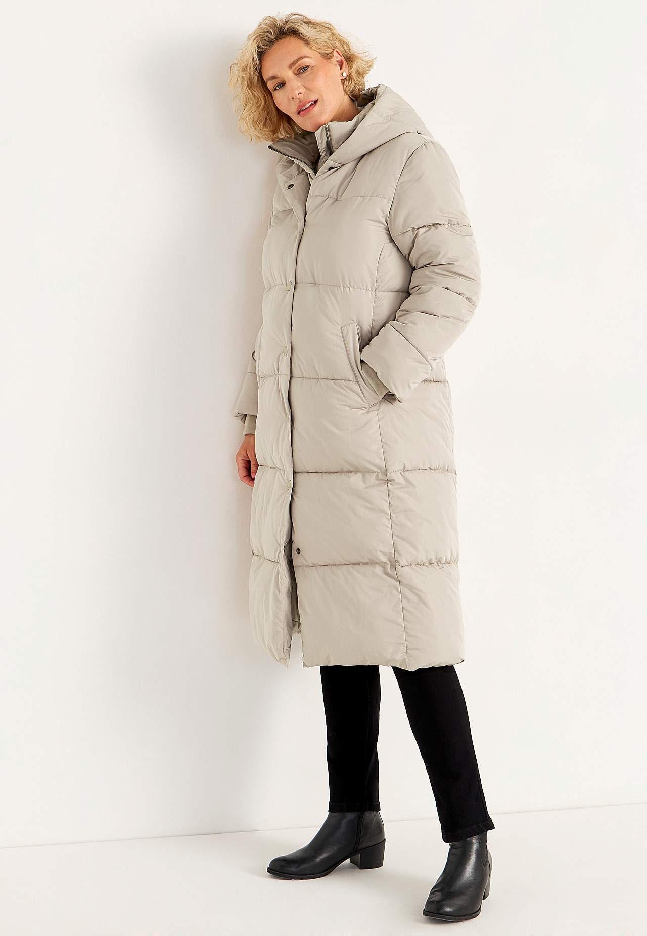 Long winter jacket