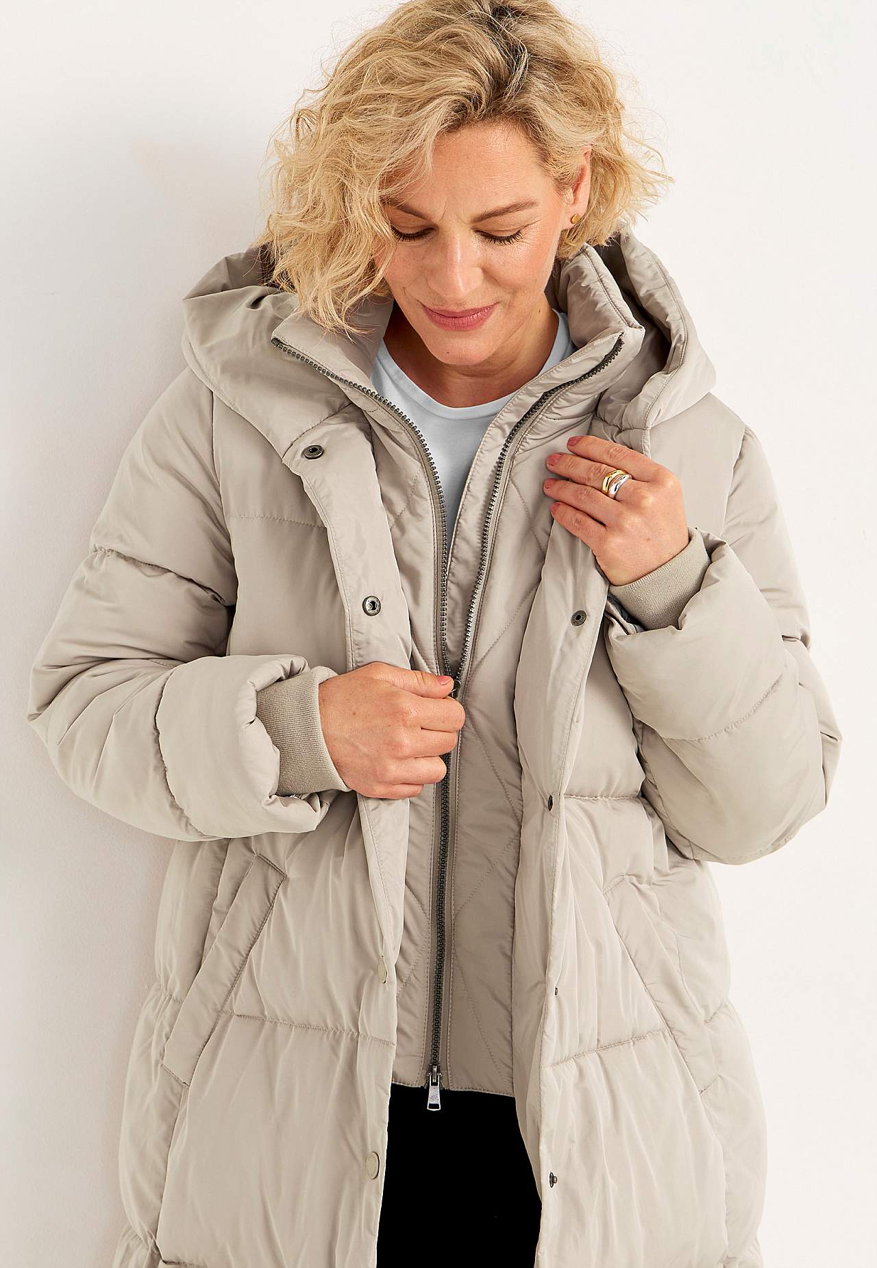 Long winter jacket