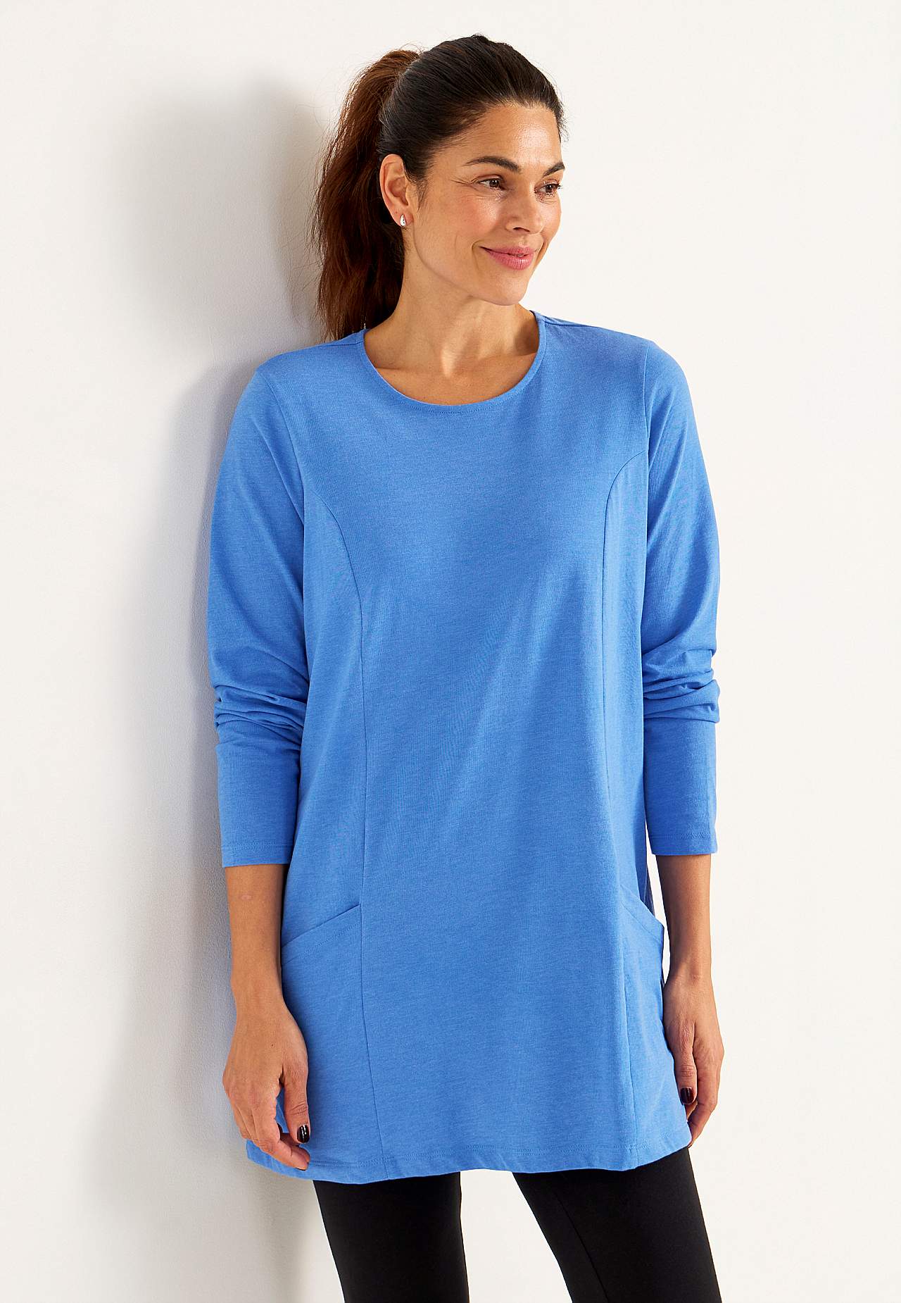 Jersey tuniq with pockets