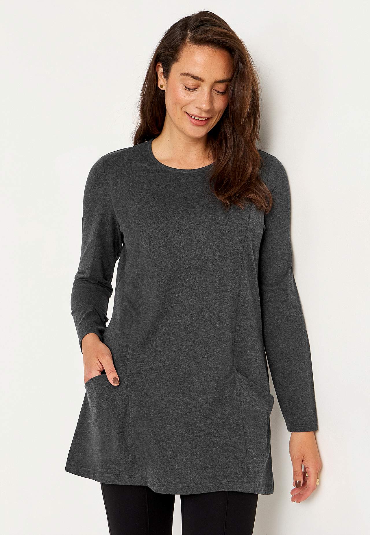 Jersey tuniq with pockets