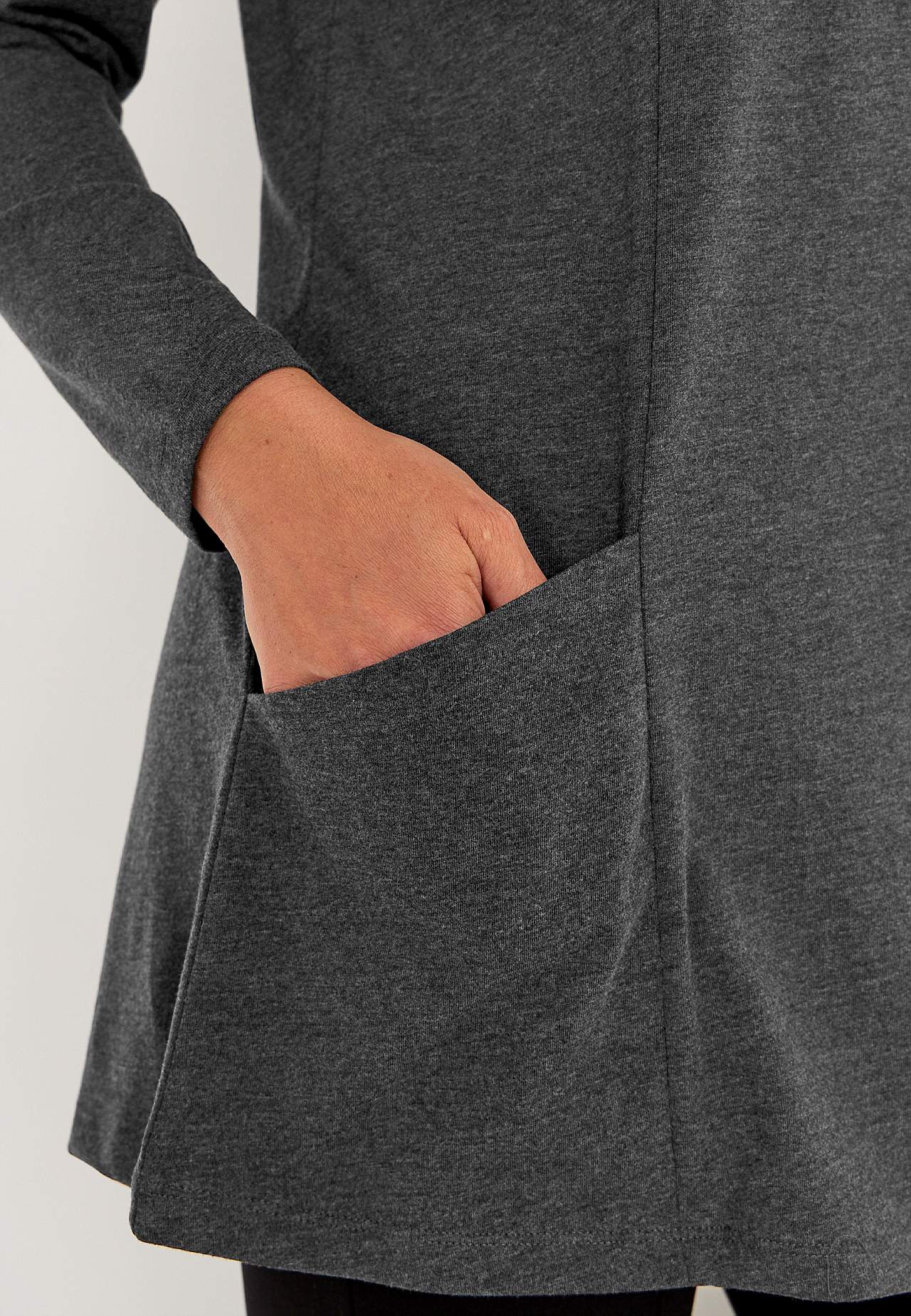 Jersey tuniq with pockets