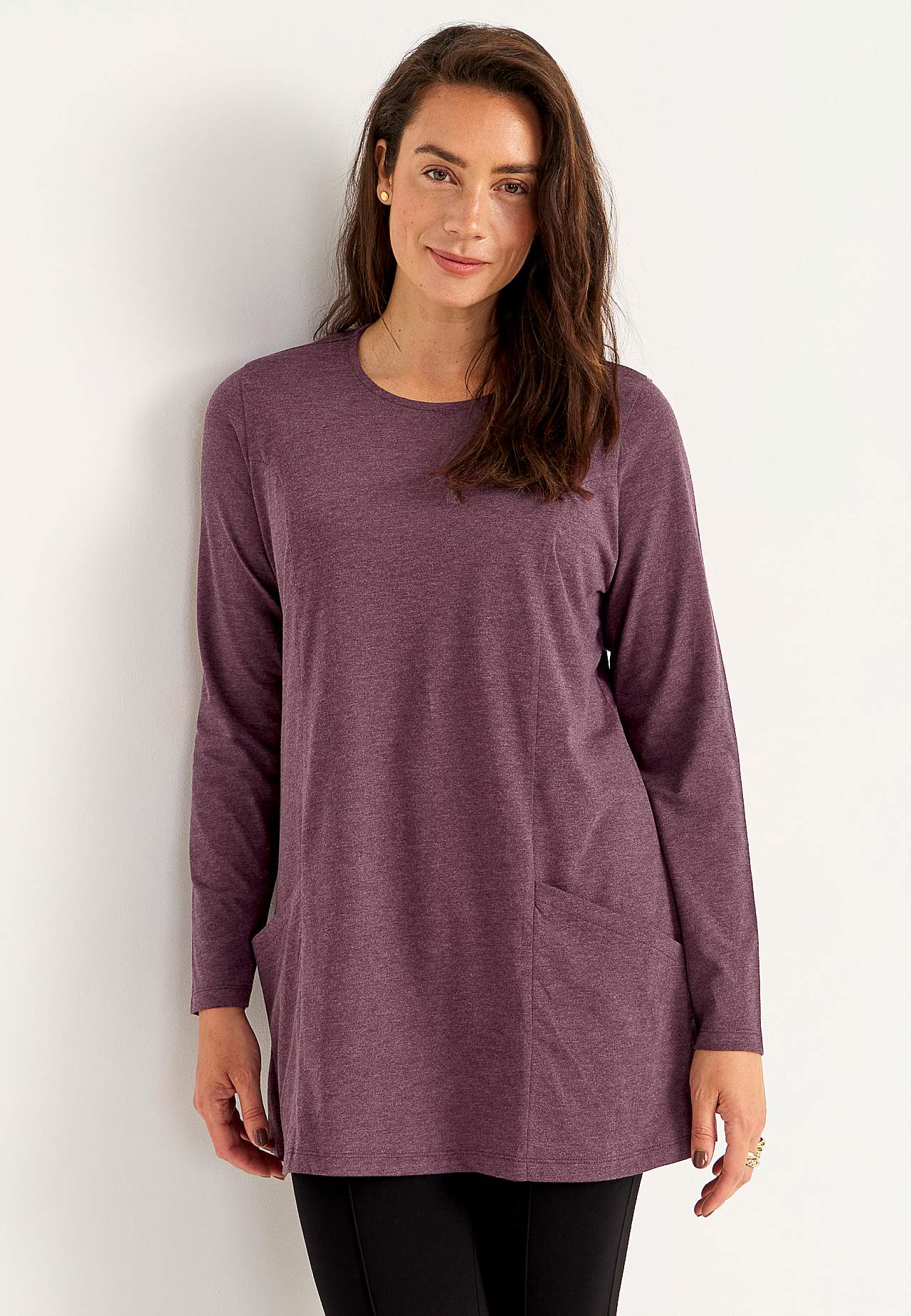 Jersey tuniq with pockets