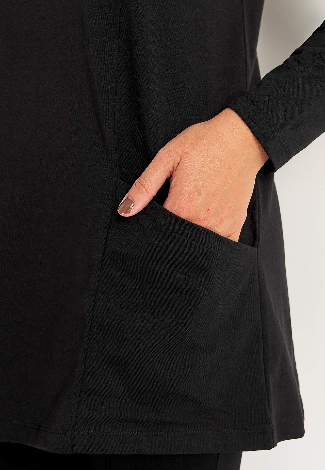 Jersey tuniq with pockets