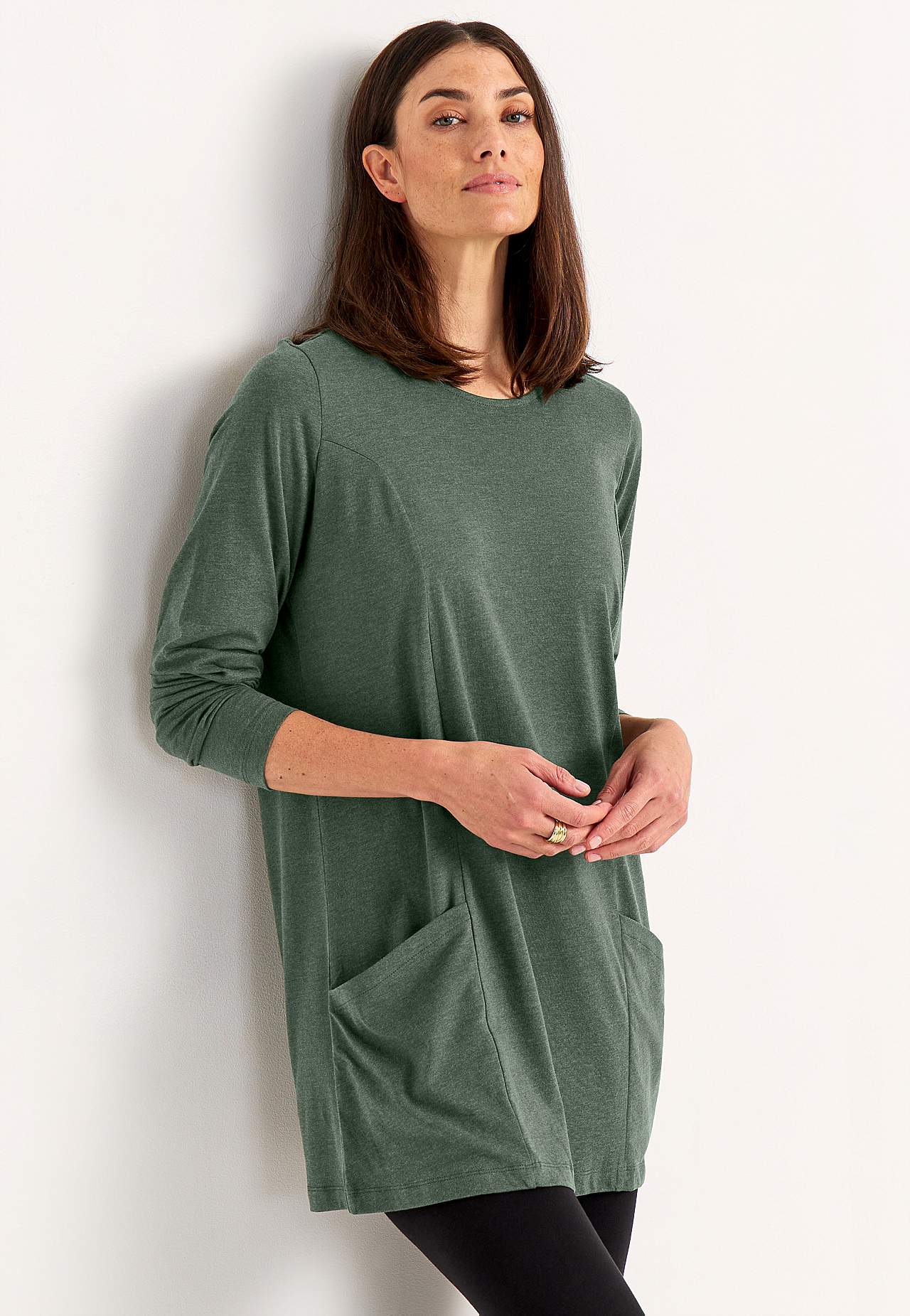 Jersey tuniq with pockets