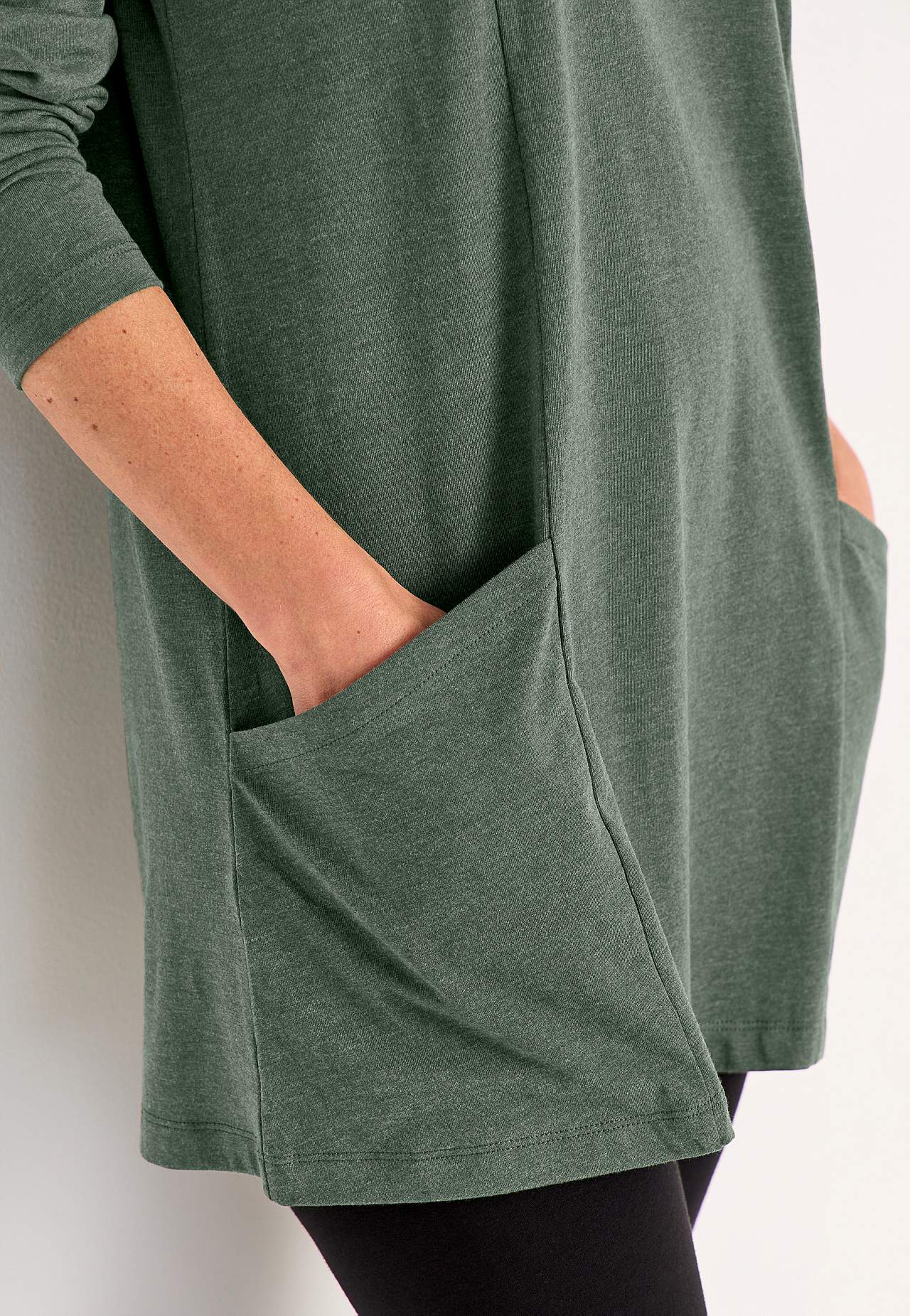 Jersey tuniq with pockets