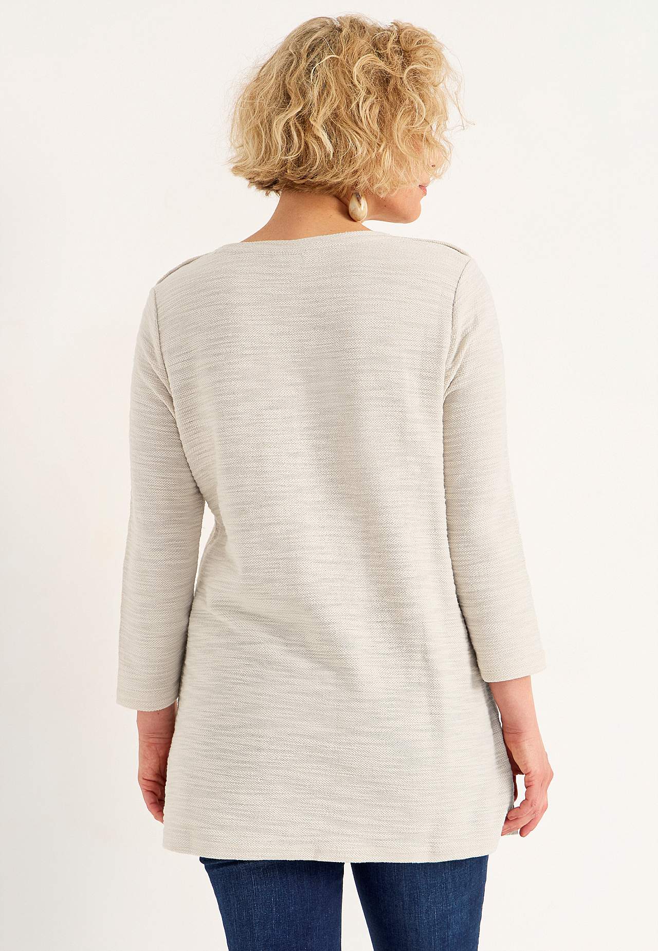Jersey tuniq with structure