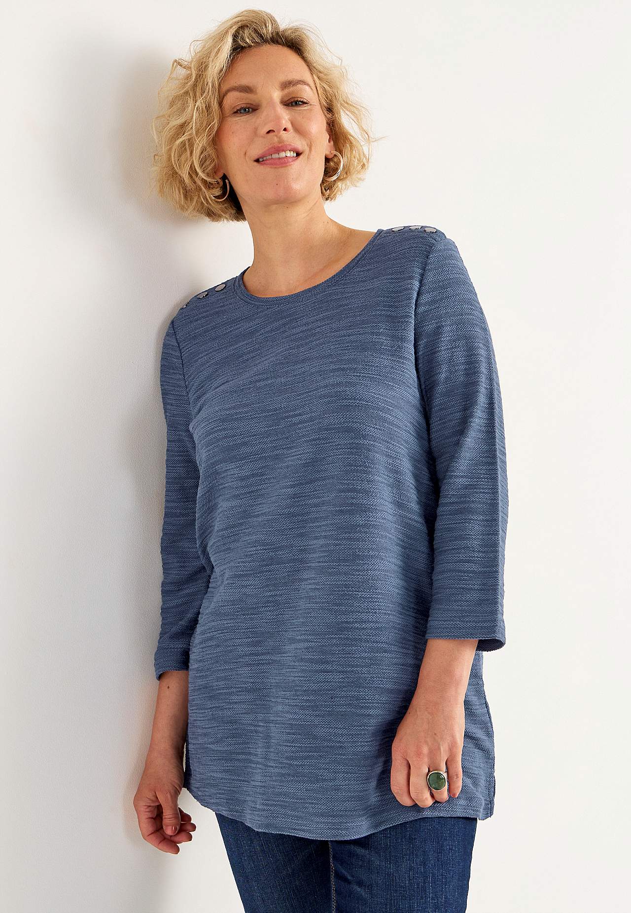 Jersey tuniq with structure