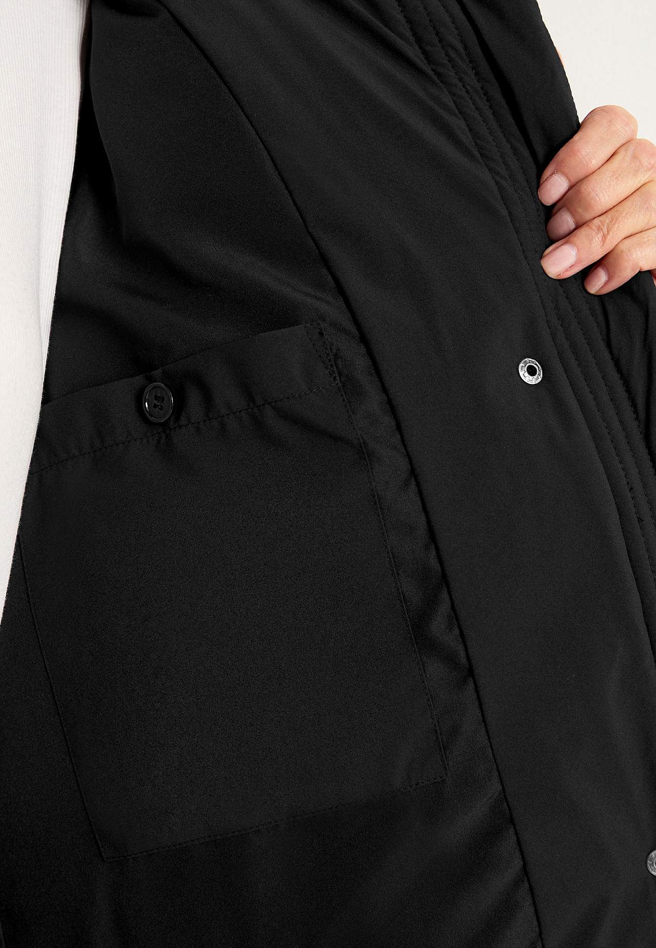Jacket with down feel