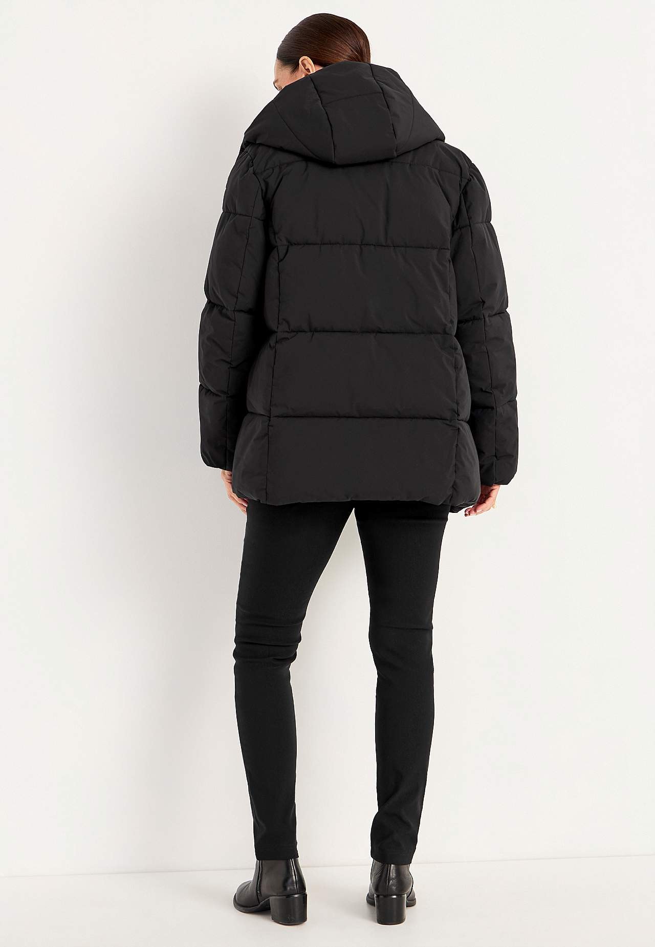 Jacket with down feel