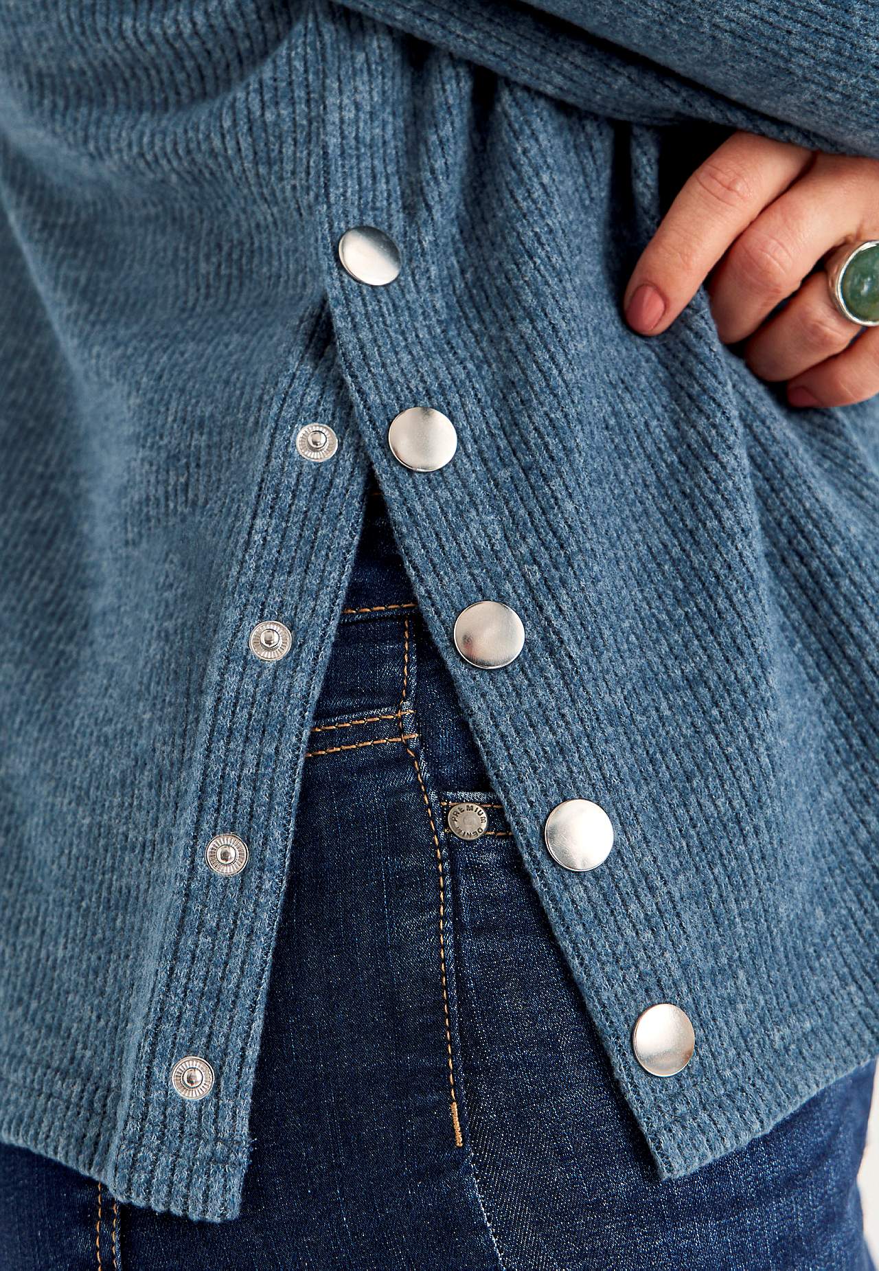 Super soft sweater with buttons