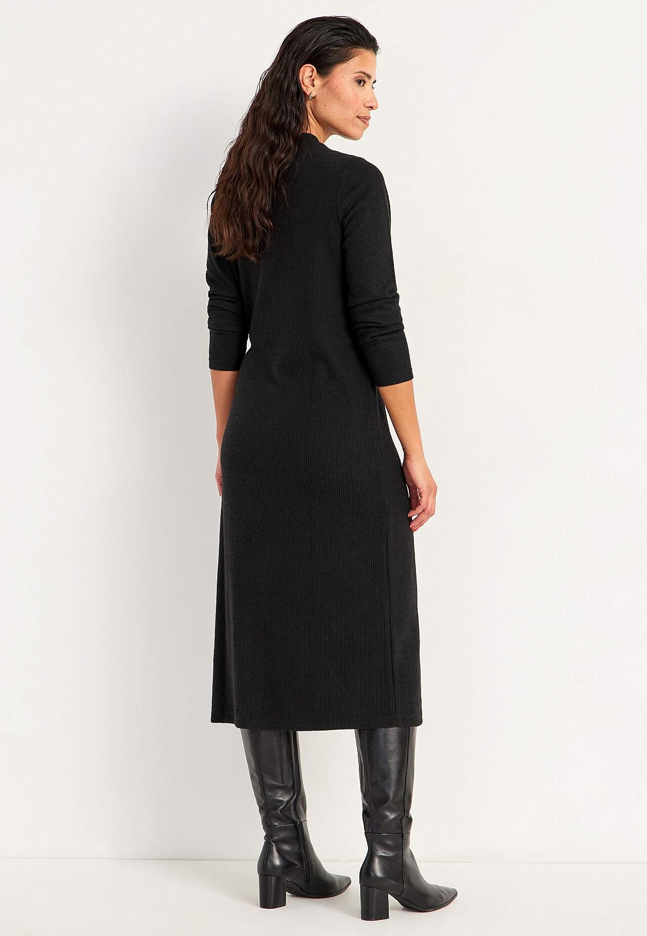 Super soft dress with tie strap