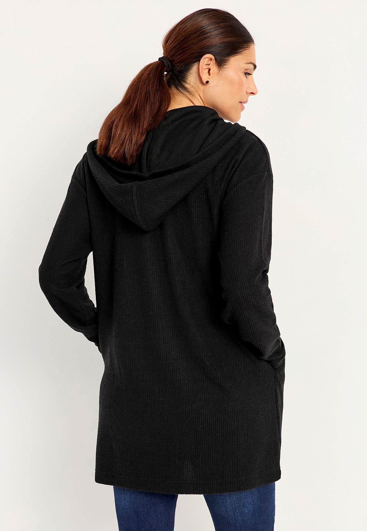 Super soft long cardigan with pockets