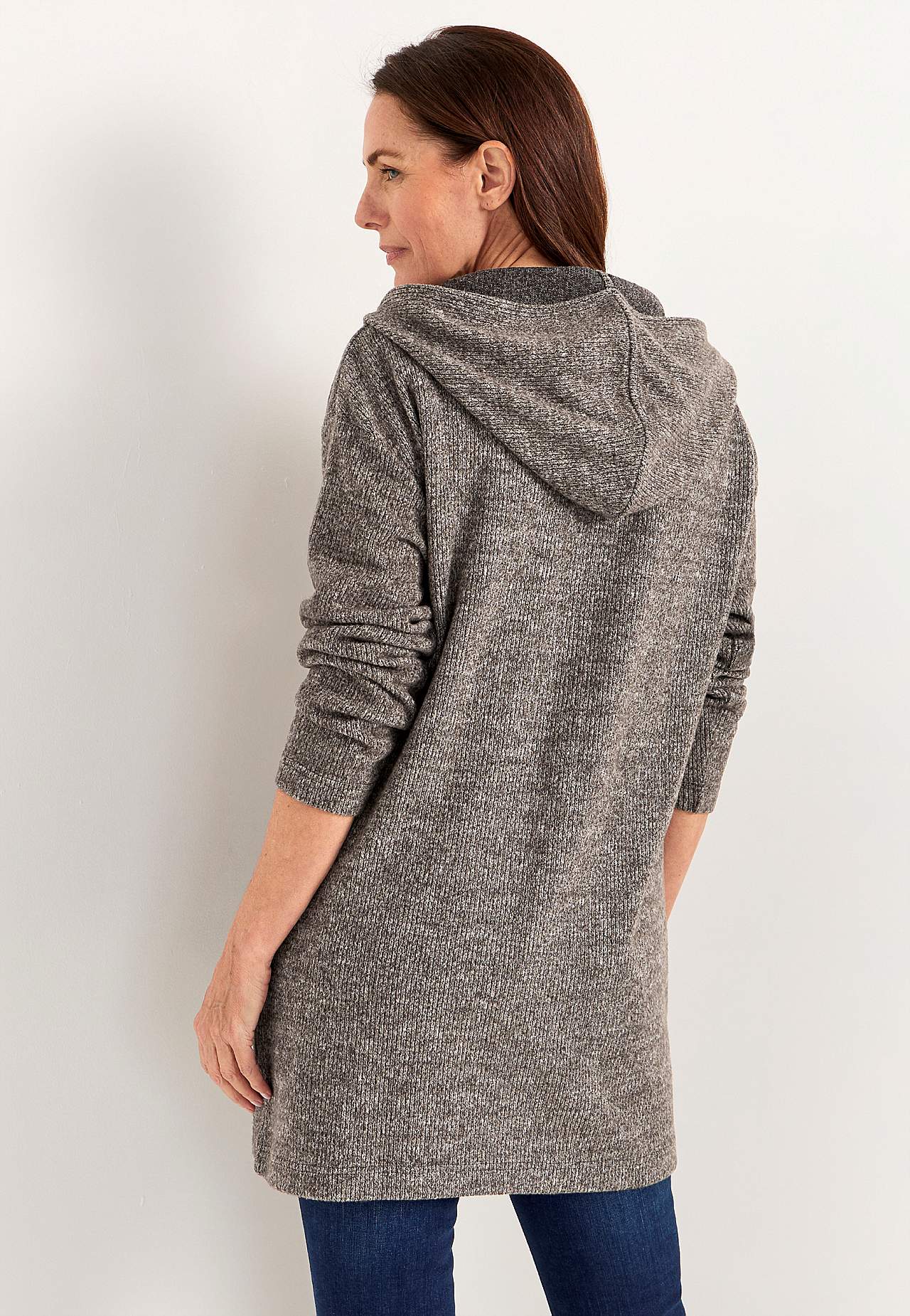 Super soft long cardigan with pockets Beata