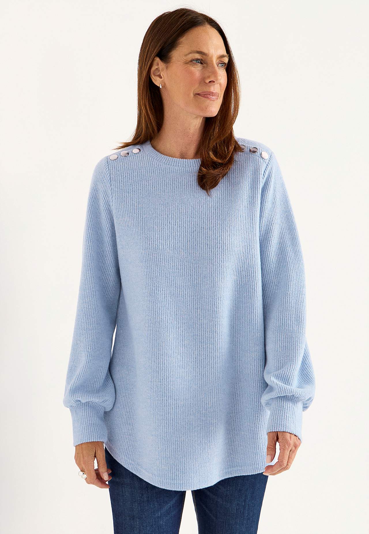 Knitted, soft jumper