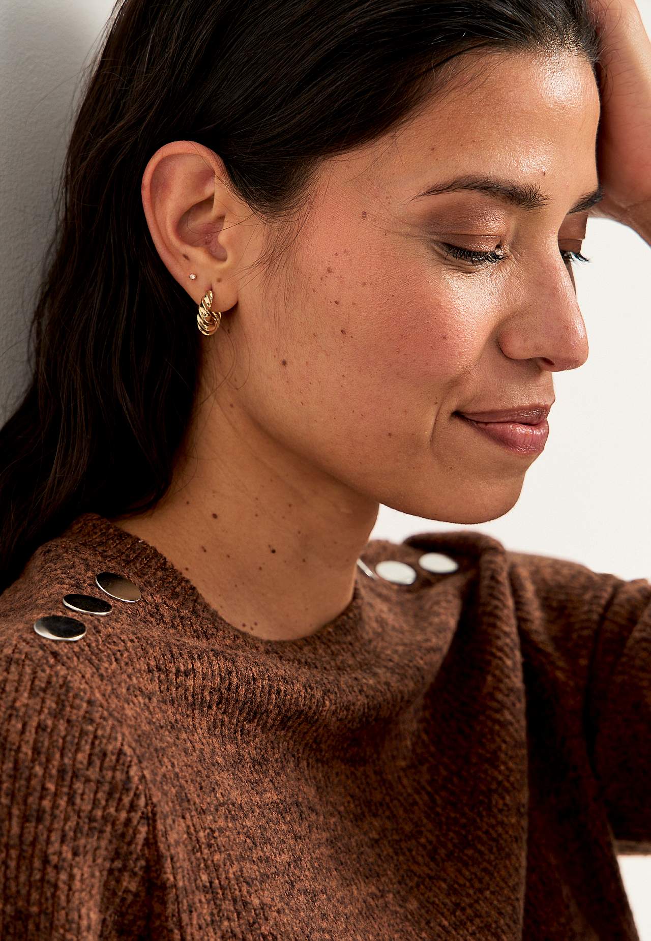 Knitted, soft jumper