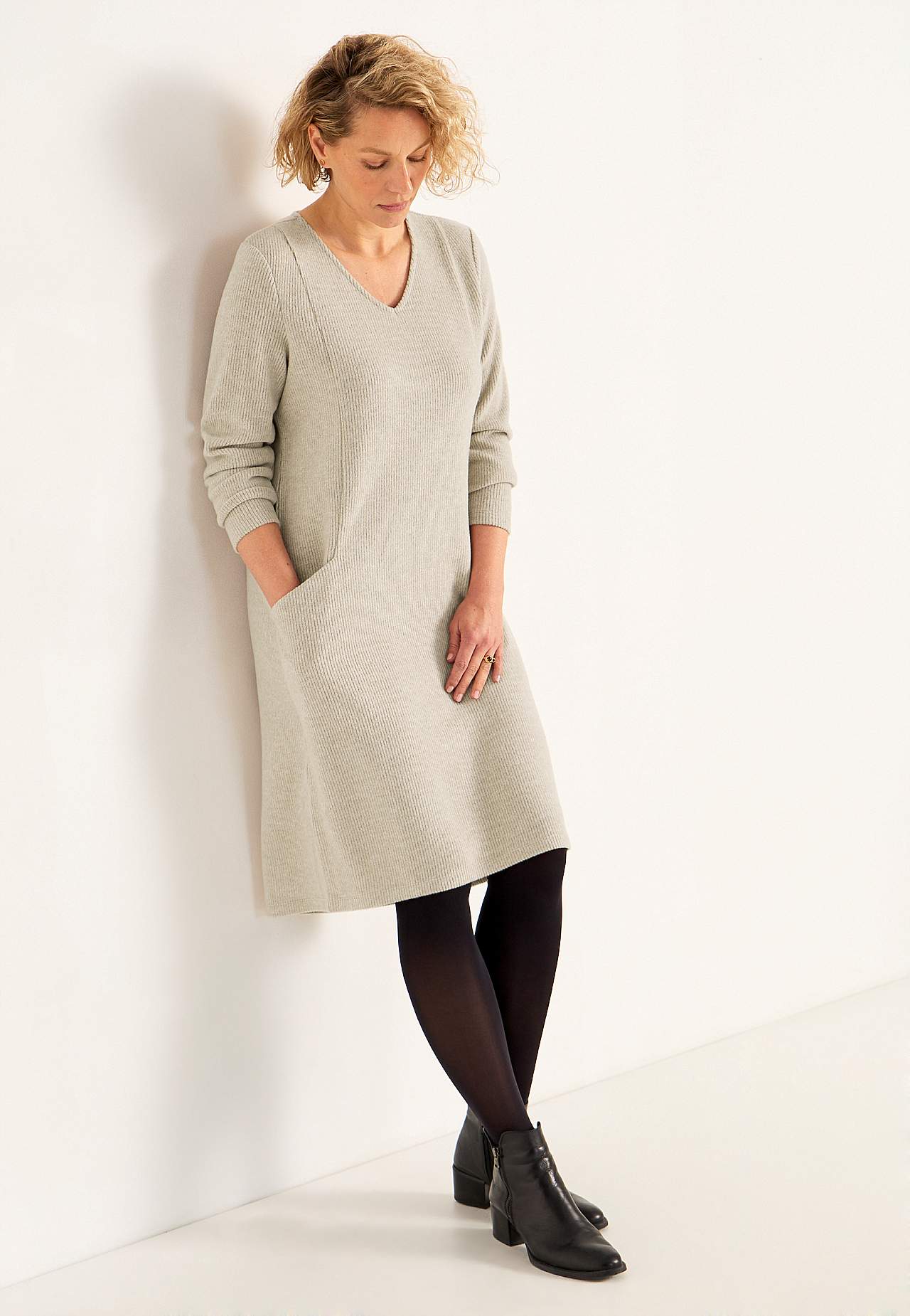Super soft dress with pockets