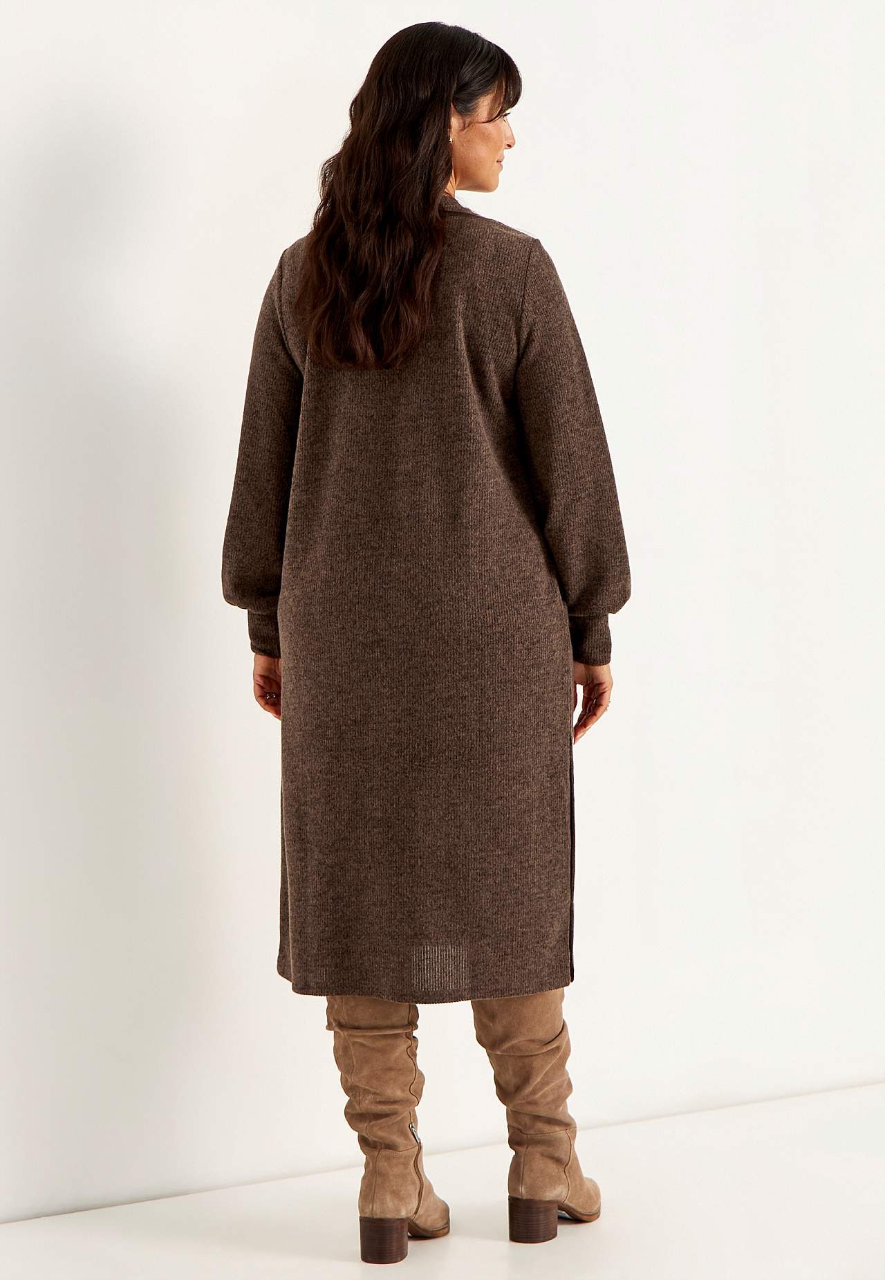 Super soft dress with buttons Beata