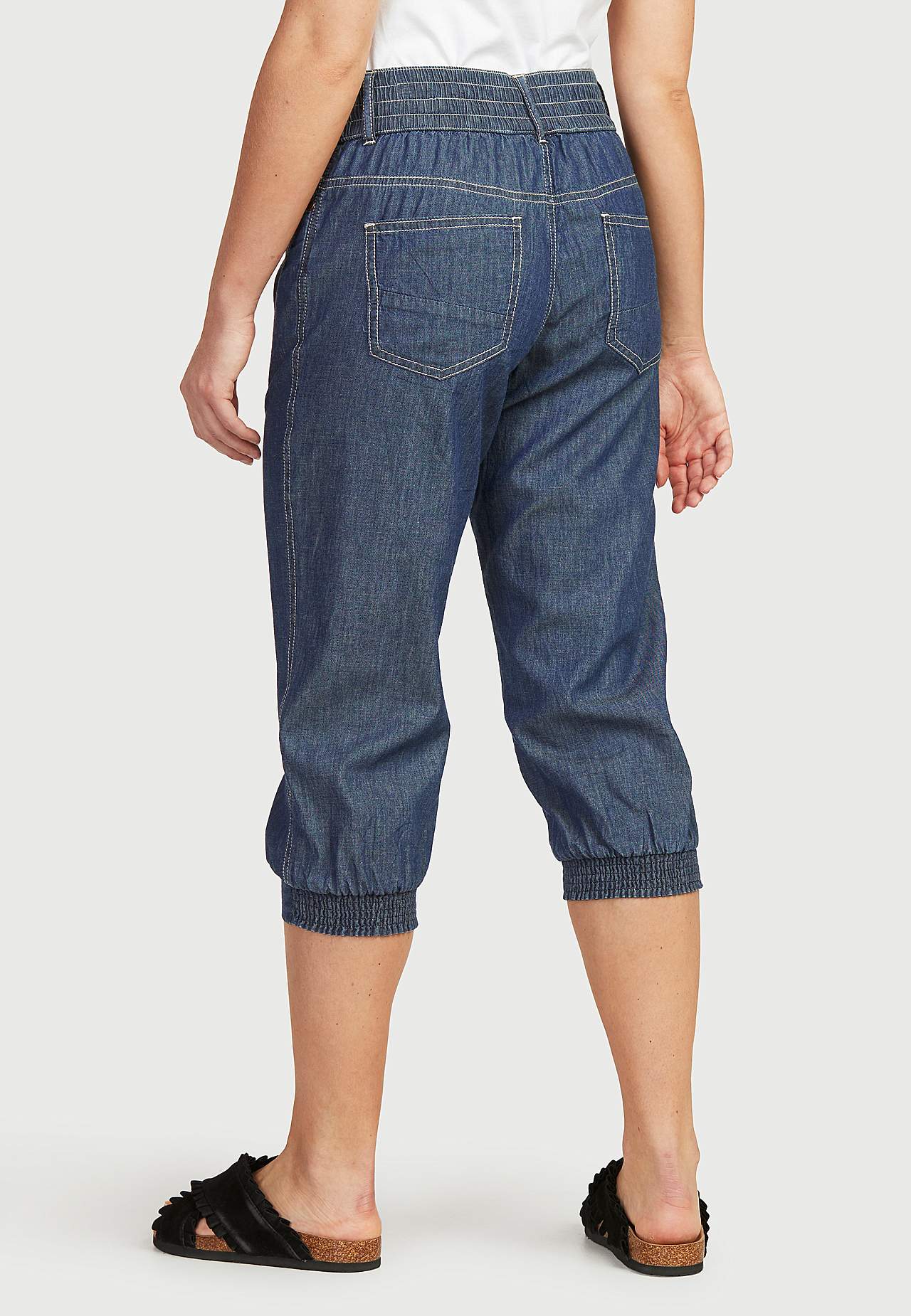 Woven capri trousers Janelle