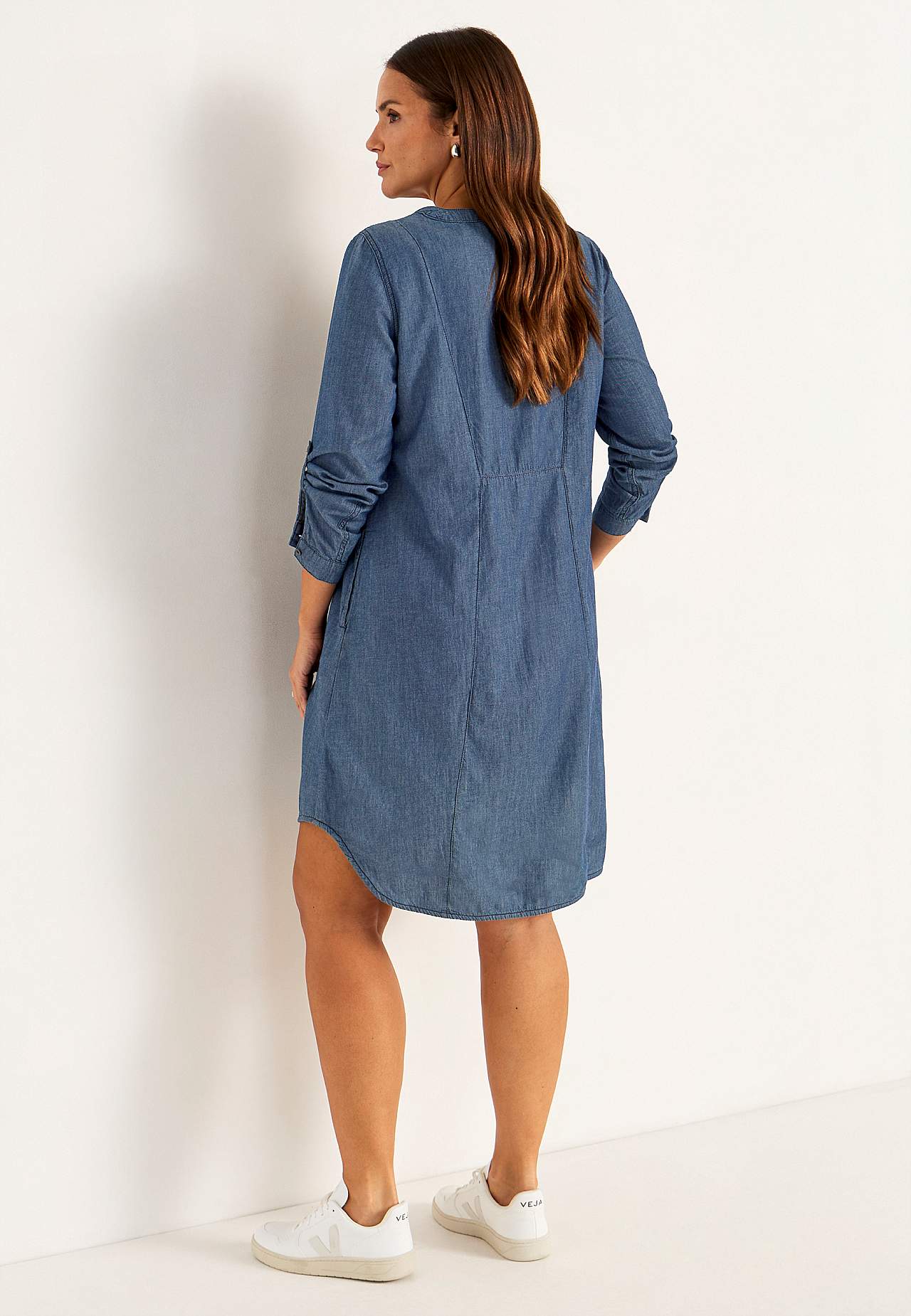 Spacious denim dress